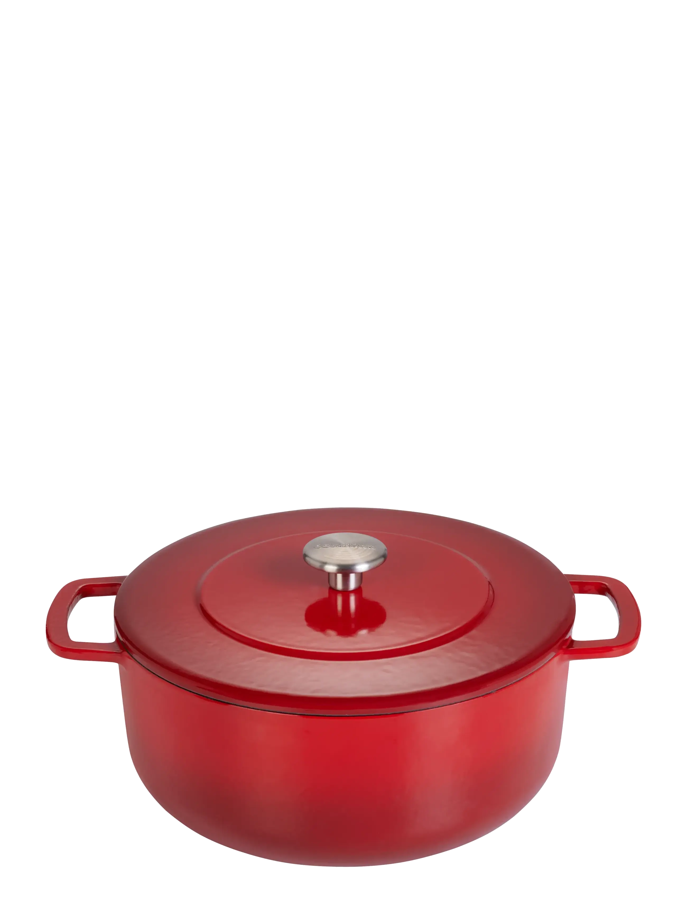 Combekk Dutch Oven 24cm Enameled Recycled Cast Iron Cherry - Combekk - RED / red