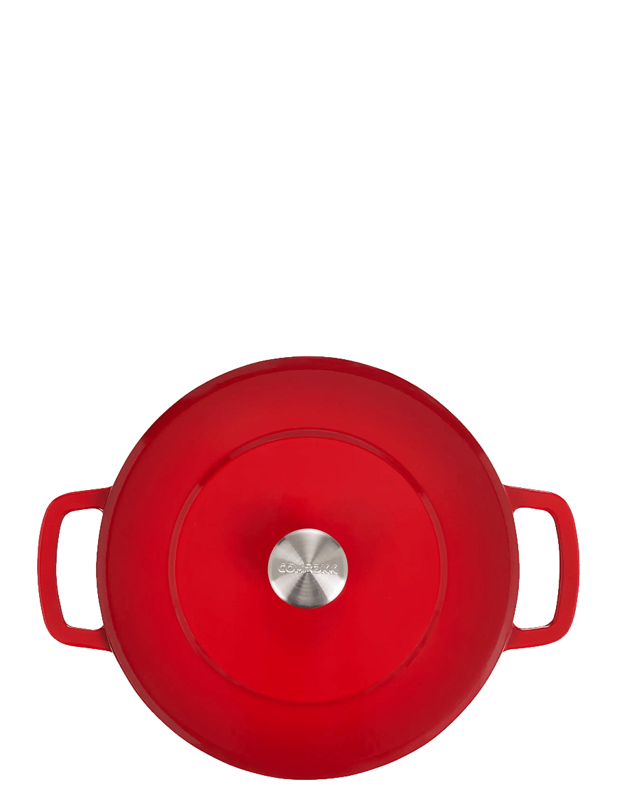 Combekk - Dutch Oven 24cm Enameled Recycled Cast Iron Cherry - gusseisen töpfe - red - 3