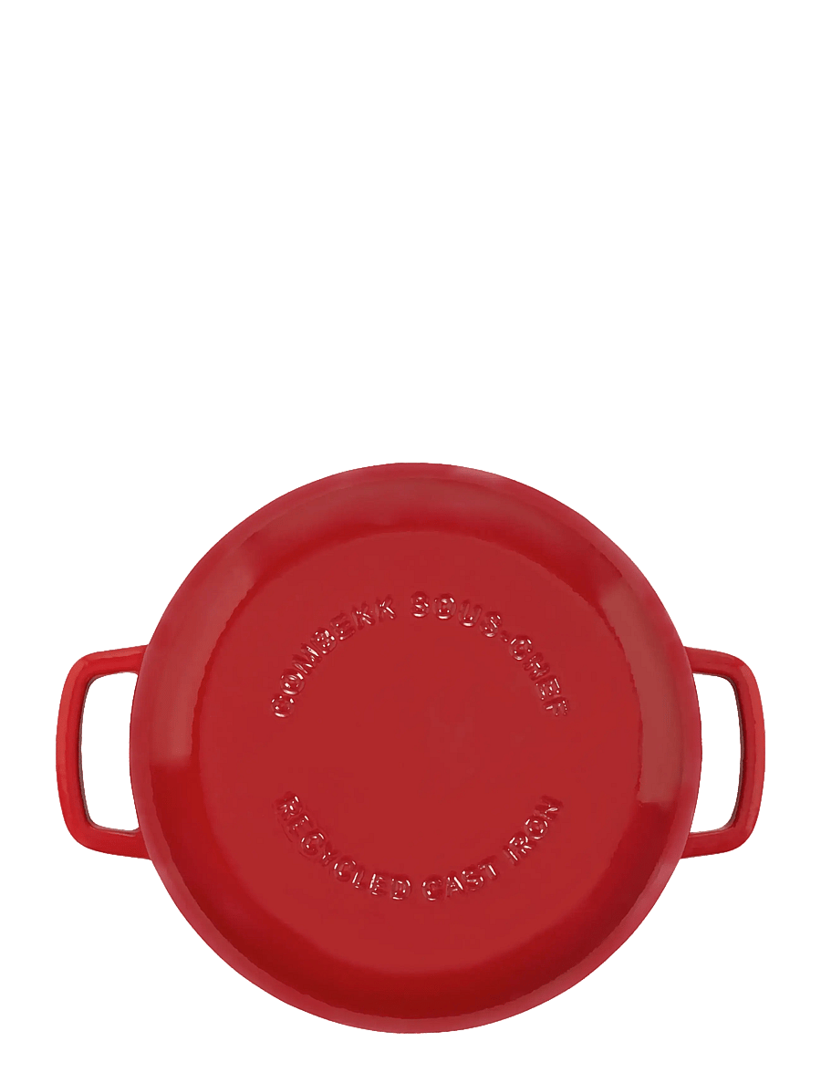 Combekk - Dutch Oven 24cm Enameled Recycled Cast Iron Cherry - gusseisen töpfe - red - 5
