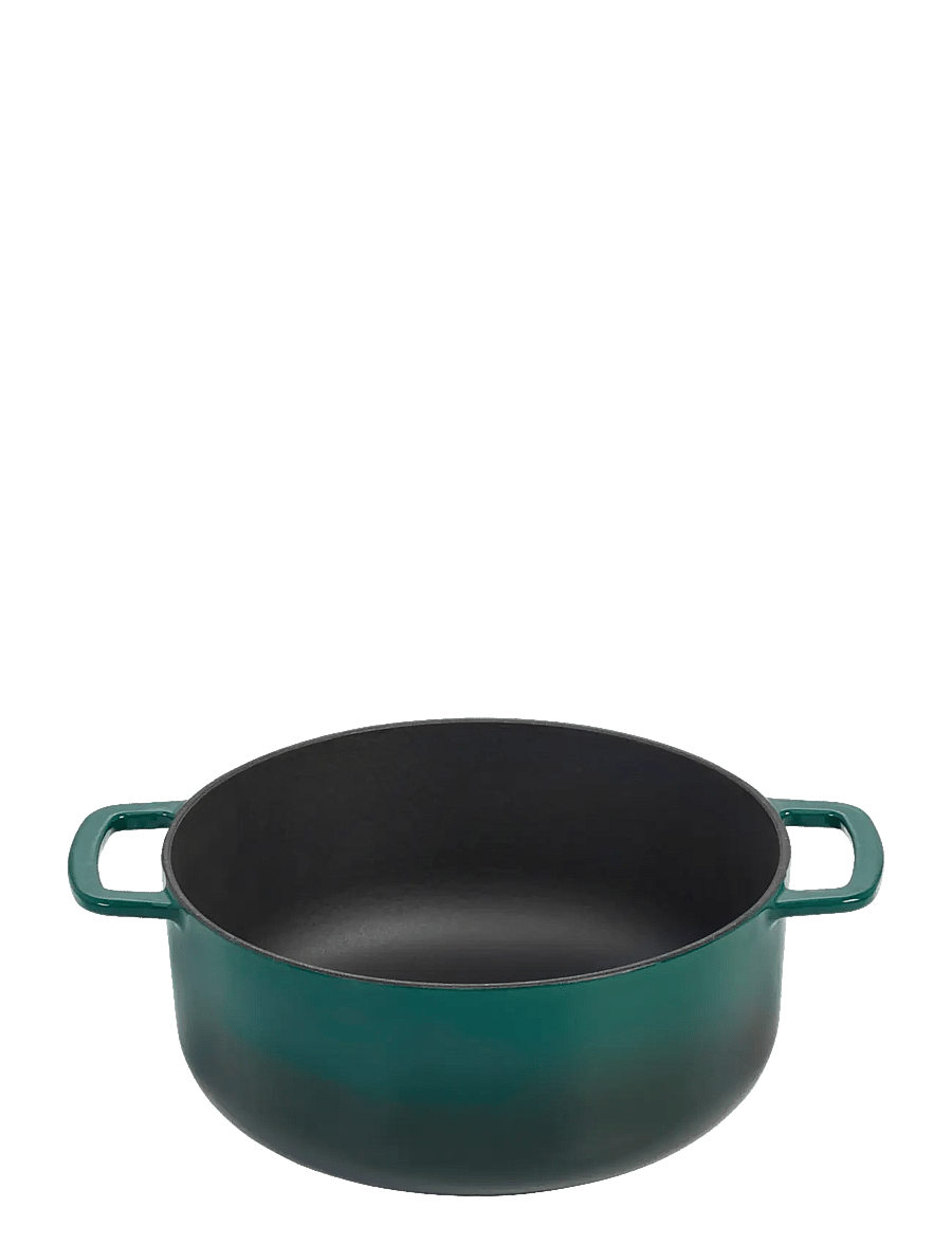 Combekk - Dutch Oven 24cm Enameled Recycled Cast Iron Holly Green with gold knob - gusseisen töpfe - green - 2