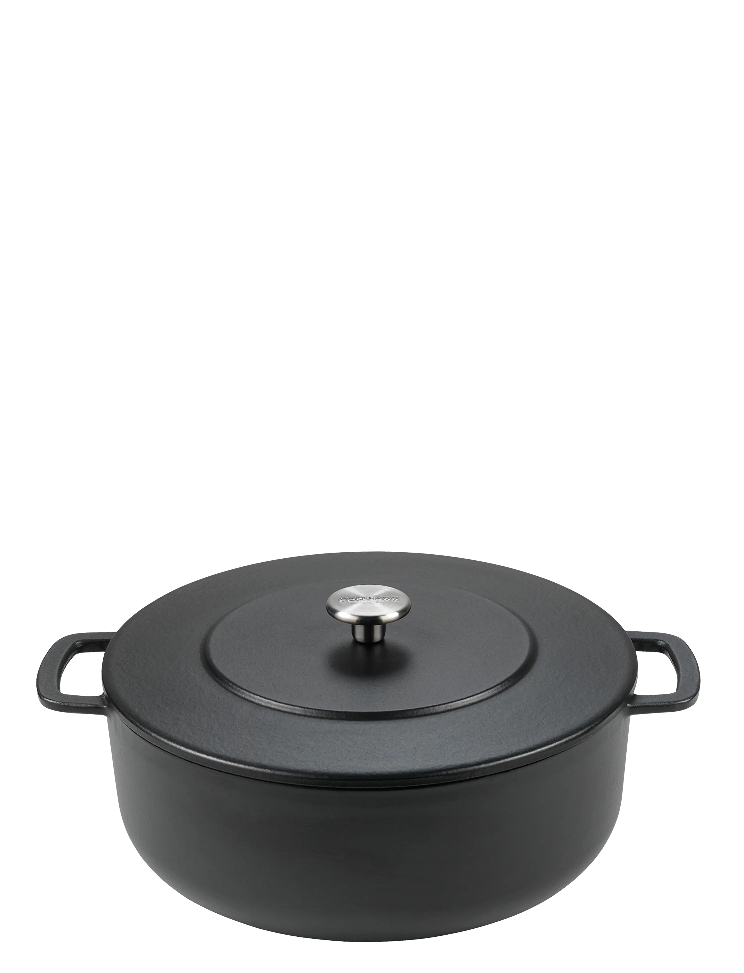 Combekk Dutch Oven 28cm Enameled Recycled Cast Iron Black - Köök - BLACK / black