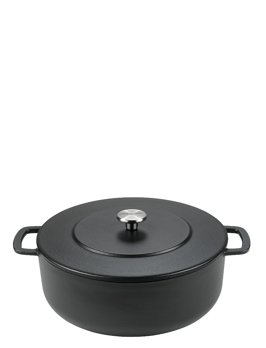 Combekk - Dutch Oven 28cm Enameled Recycled Cast Iron Black - black - 1