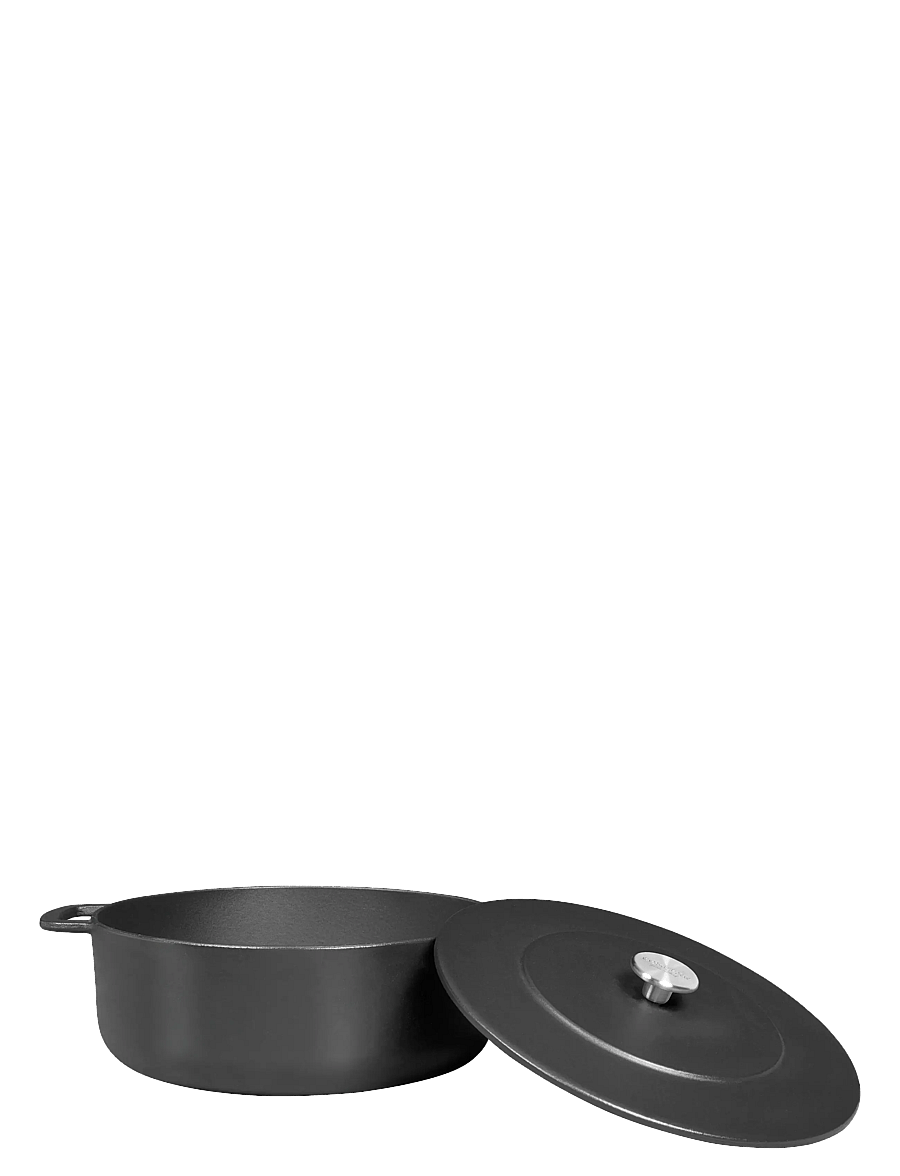 Combekk - Dutch Oven 28cm Enameled Recycled Cast Iron Black - black - 2