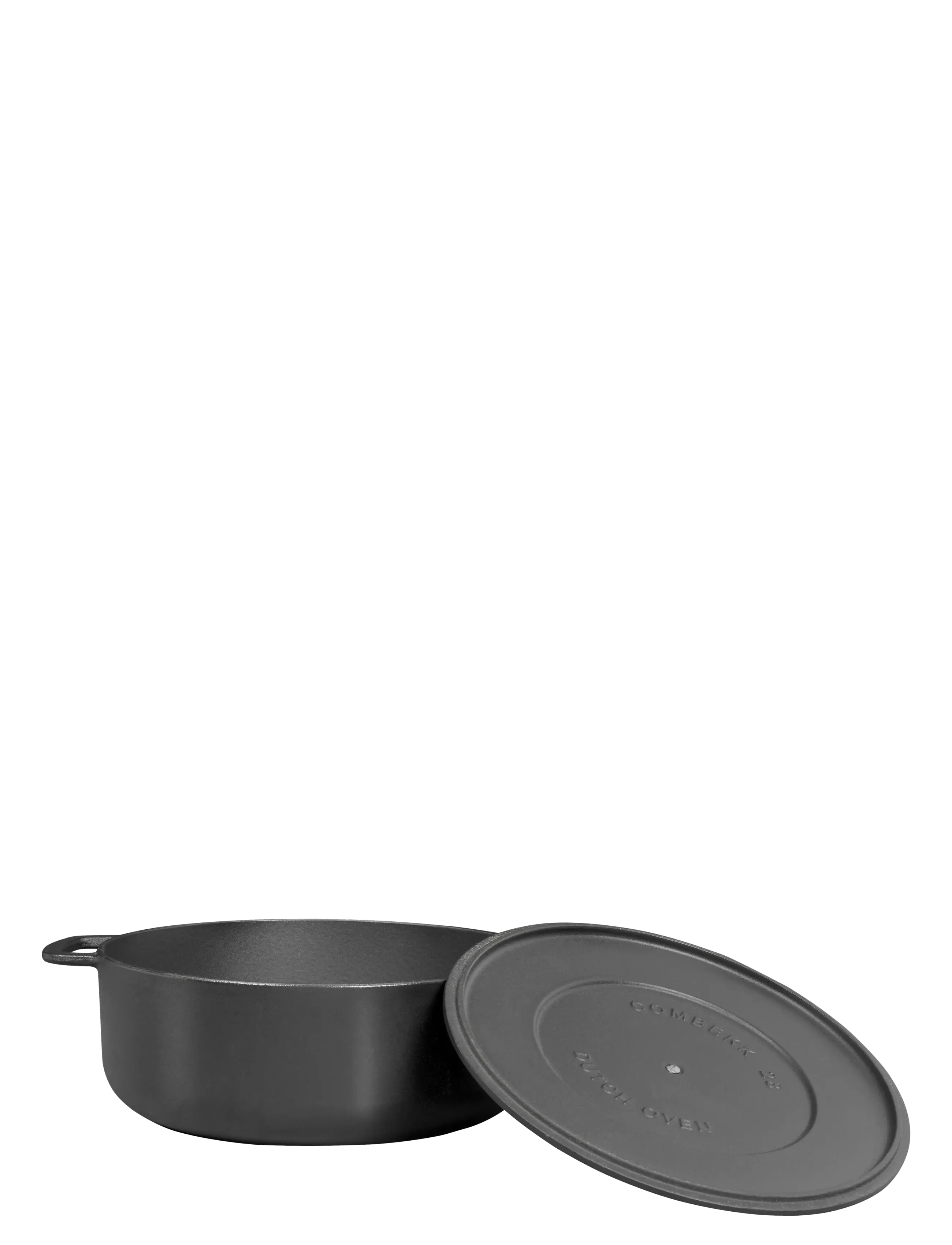Combekk - Dutch Oven 28cm Enameled Recycled Cast Iron Black - black - 3