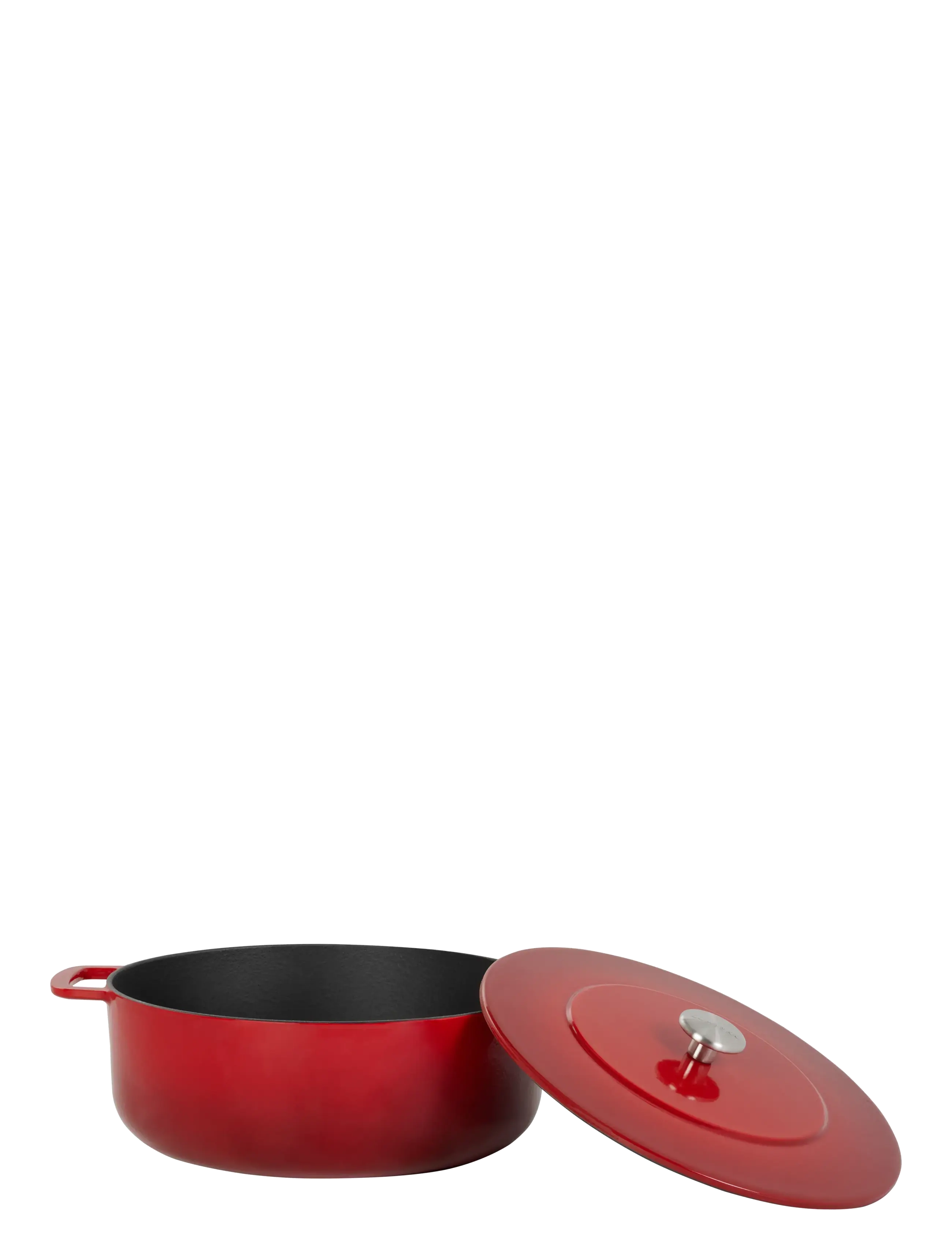 Combekk - Dutch Oven 28cm Enameled Recycled Cast Iron Cherry - gjutjärnsgrytor - red - 2