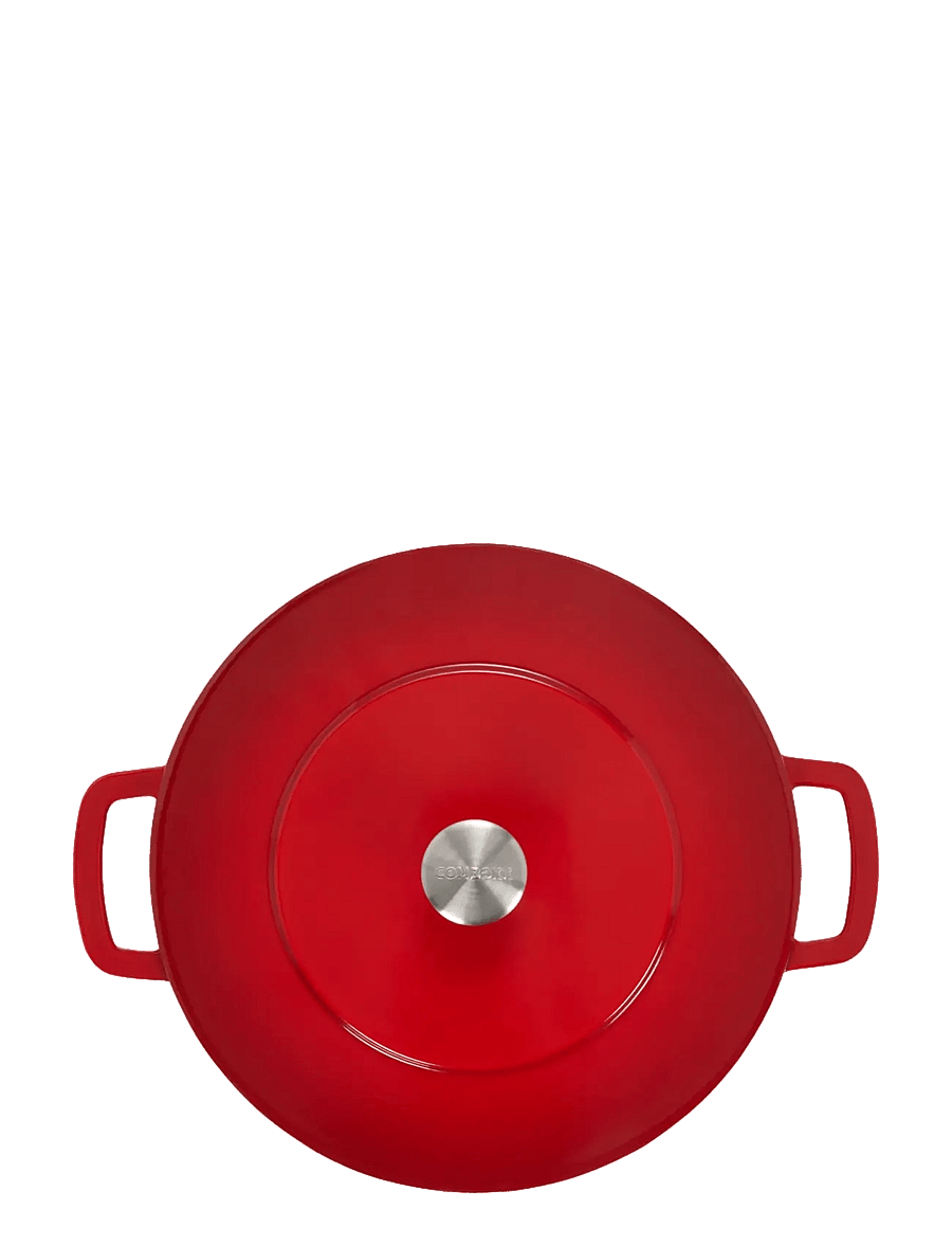 Combekk - Dutch Oven 28cm Enameled Recycled Cast Iron Cherry - gusseisen töpfe - red - 3