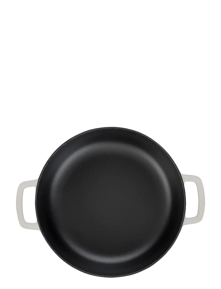Combekk - Dutch Oven 28cm Enameled Recycled Cast Iron Sand with gold knob - gusseisen töpfe - creme - 3