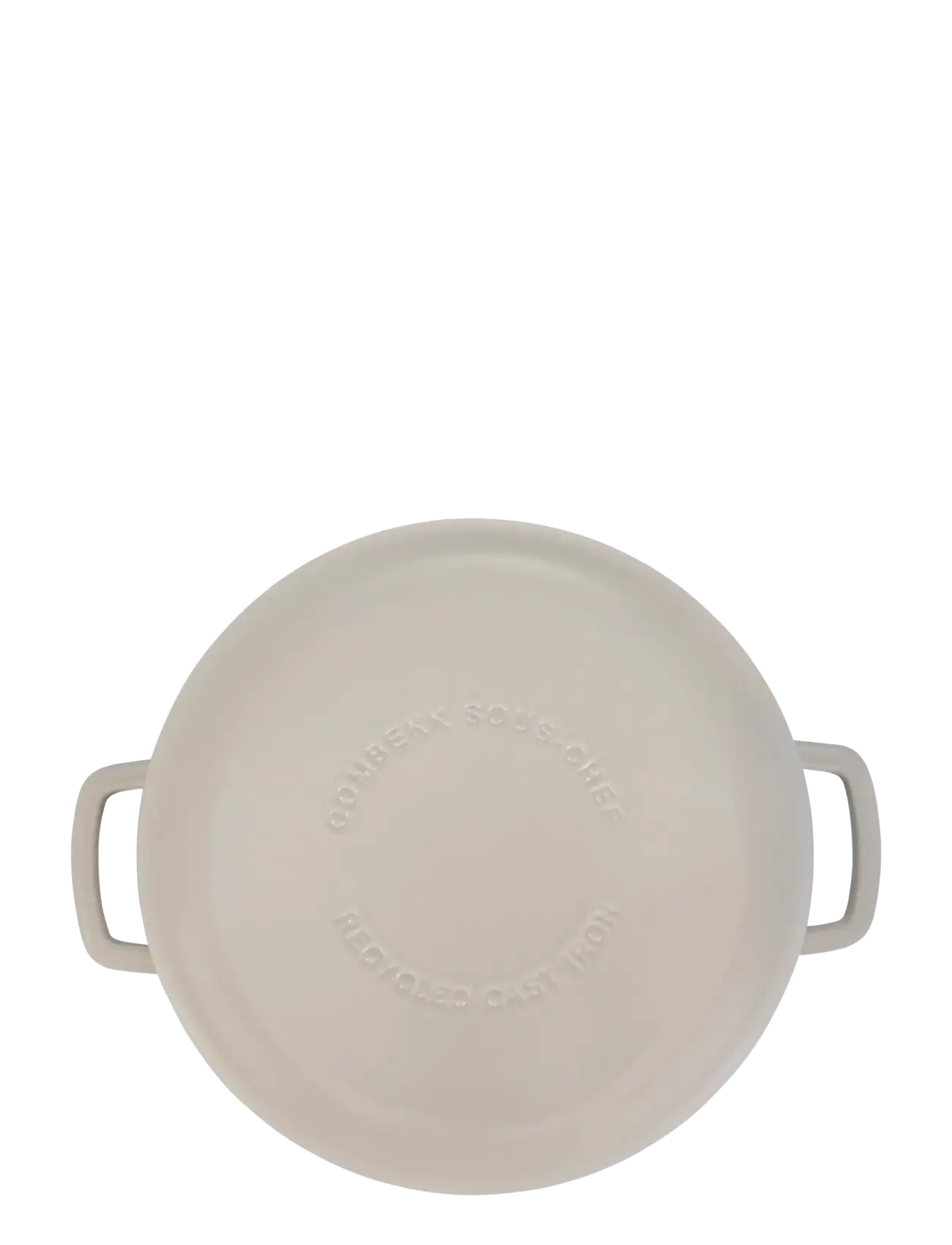 Combekk - Dutch Oven 28cm Enameled Recycled Cast Iron Sand with gold knob - gusseisen töpfe - creme - 4