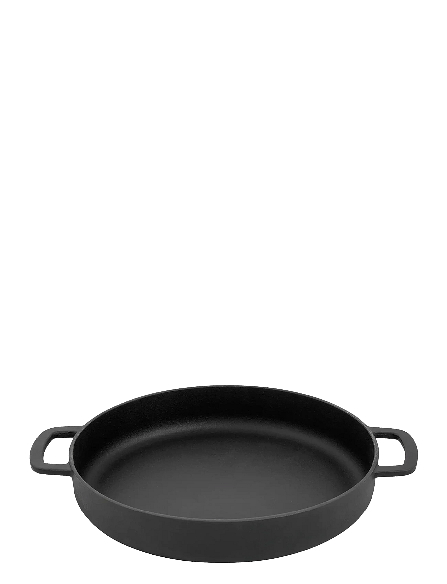 Combekk - Skillet 28cm Enameled Recycled Cast Iron Matt Black - gusseisen töpfe - black - 1