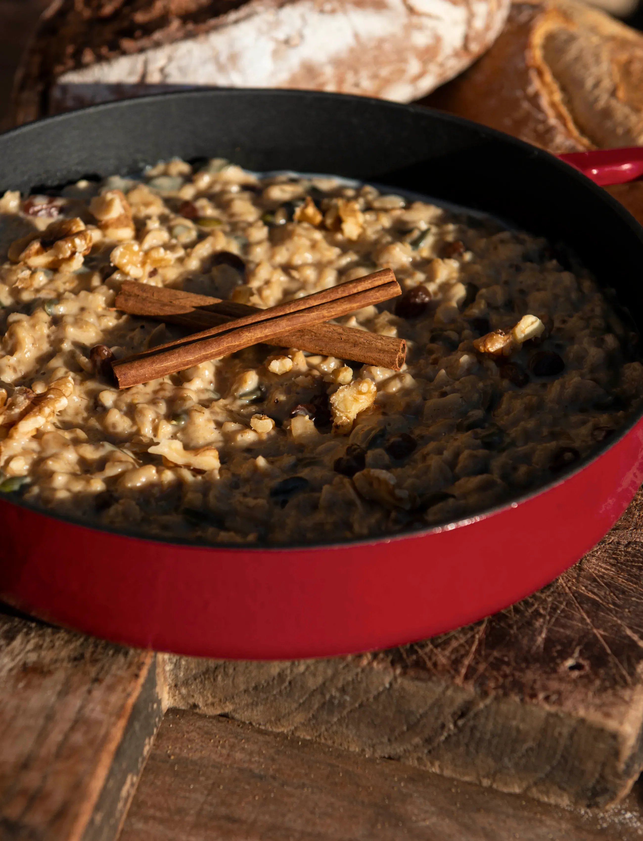 Combekk - Skillet 28cm Enameled Recycled Cast Iron Bordeaux - gusseisen töpfe - red - 5