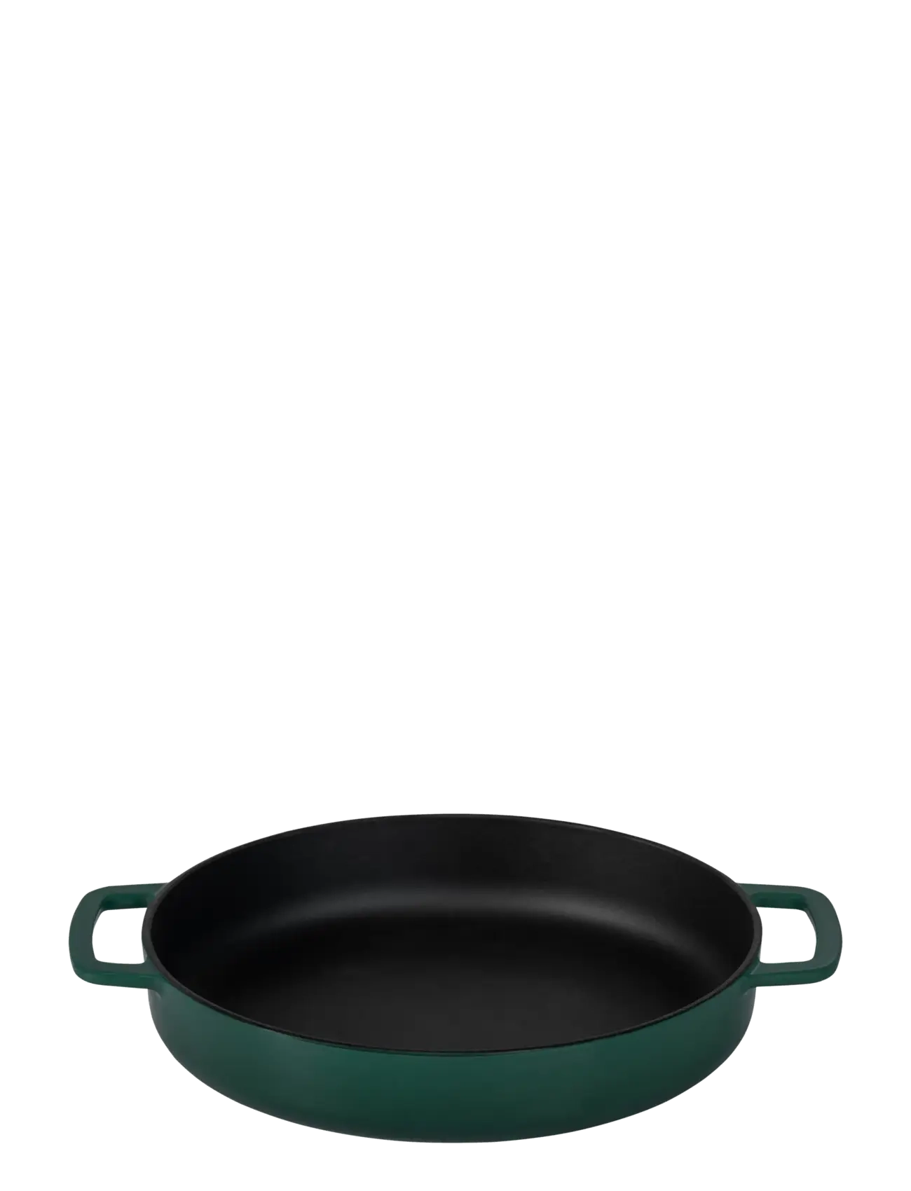 Combekk Skillet 28cm Enameled Recycled Cast Iron Holly Green - Combekk - GREEN / green