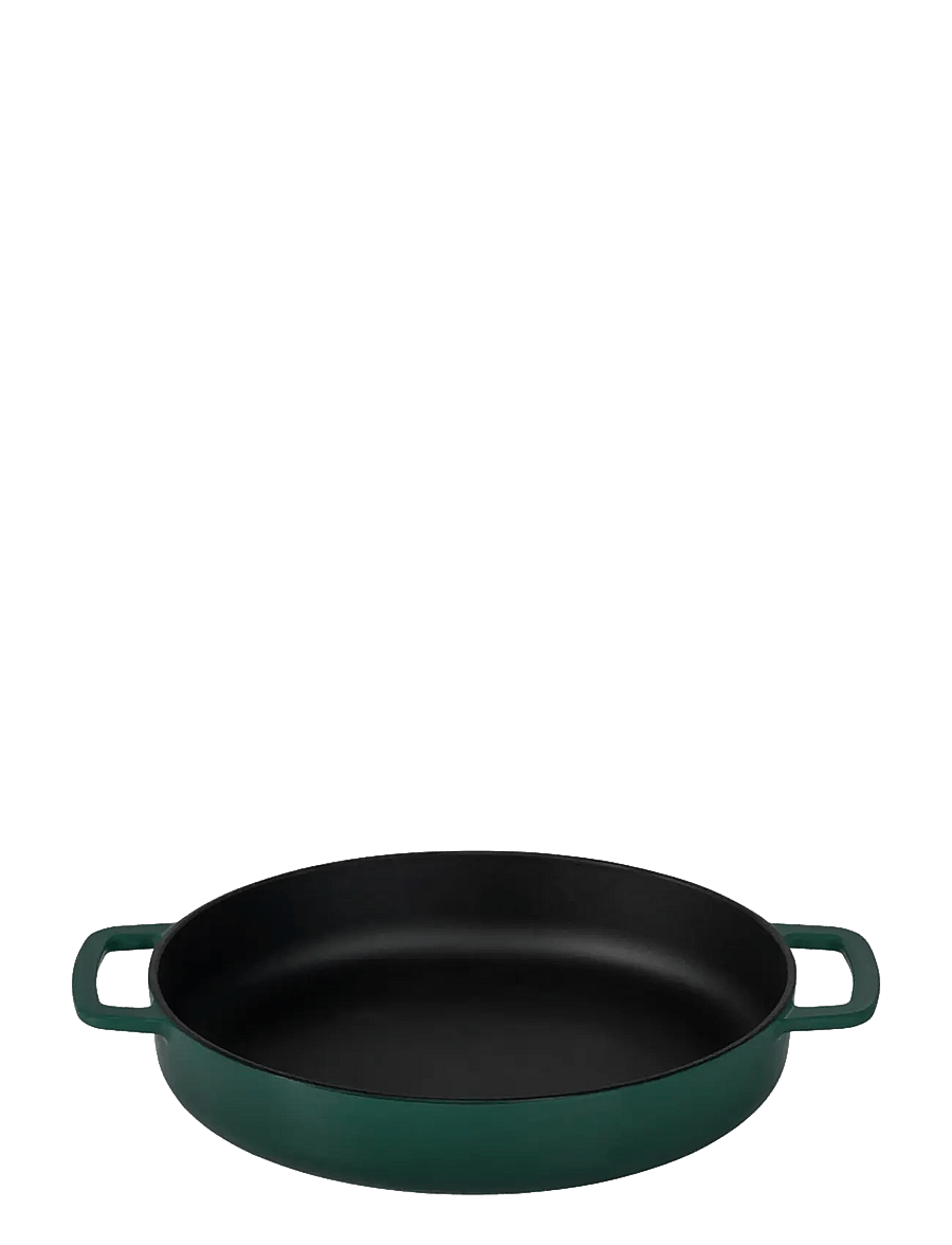 Combekk - Skillet 28cm Enameled Recycled Cast Iron Holly Green - gusseisen töpfe - green - 1