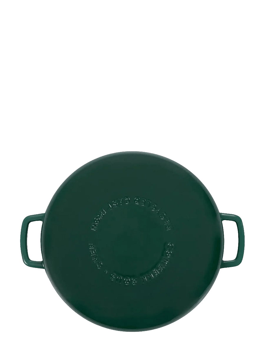 Combekk - Skillet 28cm Enameled Recycled Cast Iron Holly Green - gusseisen töpfe - green - 2