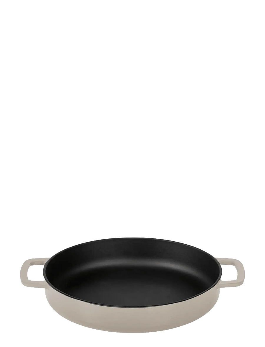 Combekk - Skillet 28cm Enameled Recycled Cast Iron Sand - gusseisen töpfe - creme - 1