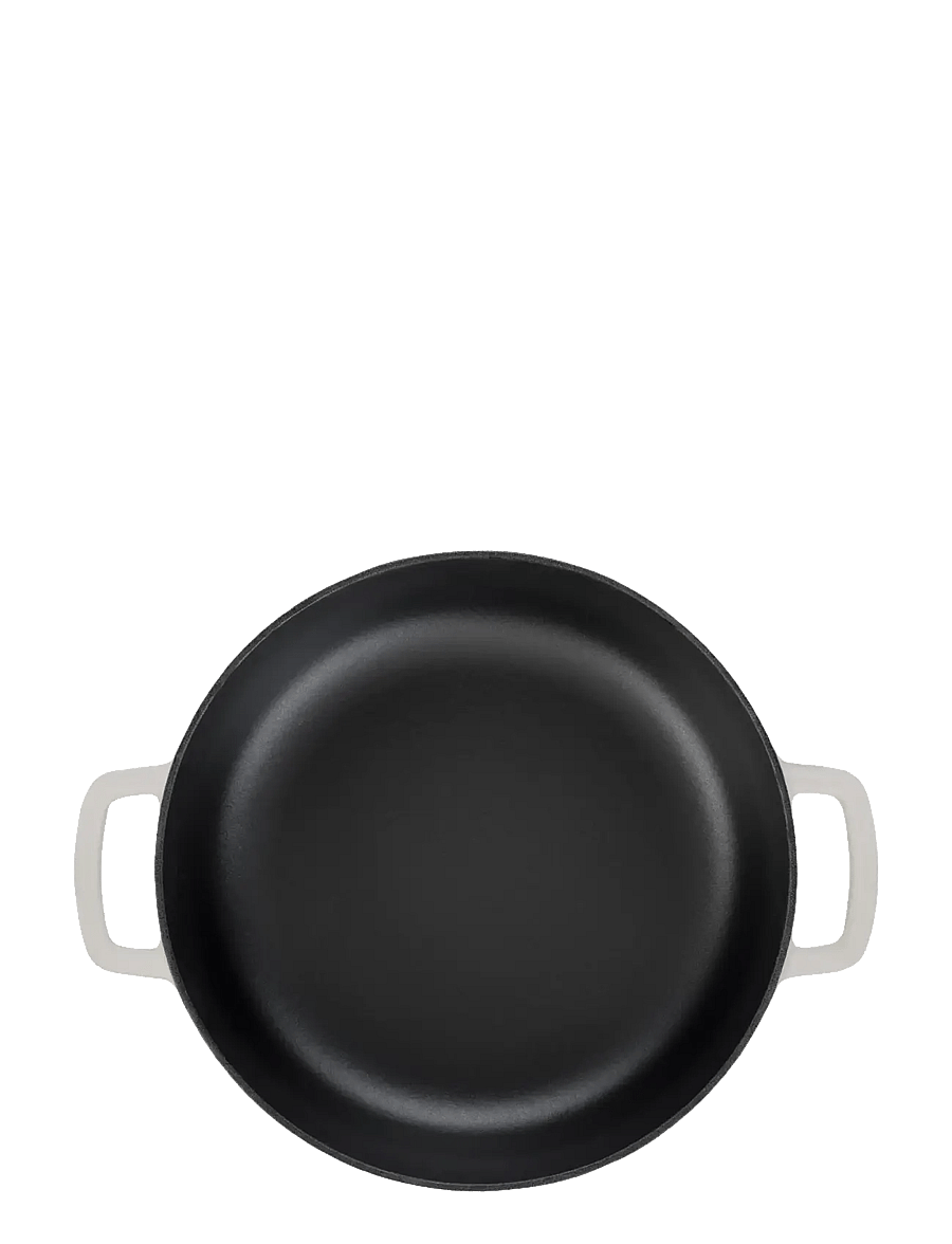 Combekk - Skillet 28cm Enameled Recycled Cast Iron Sand - gusseisen töpfe - creme - 2