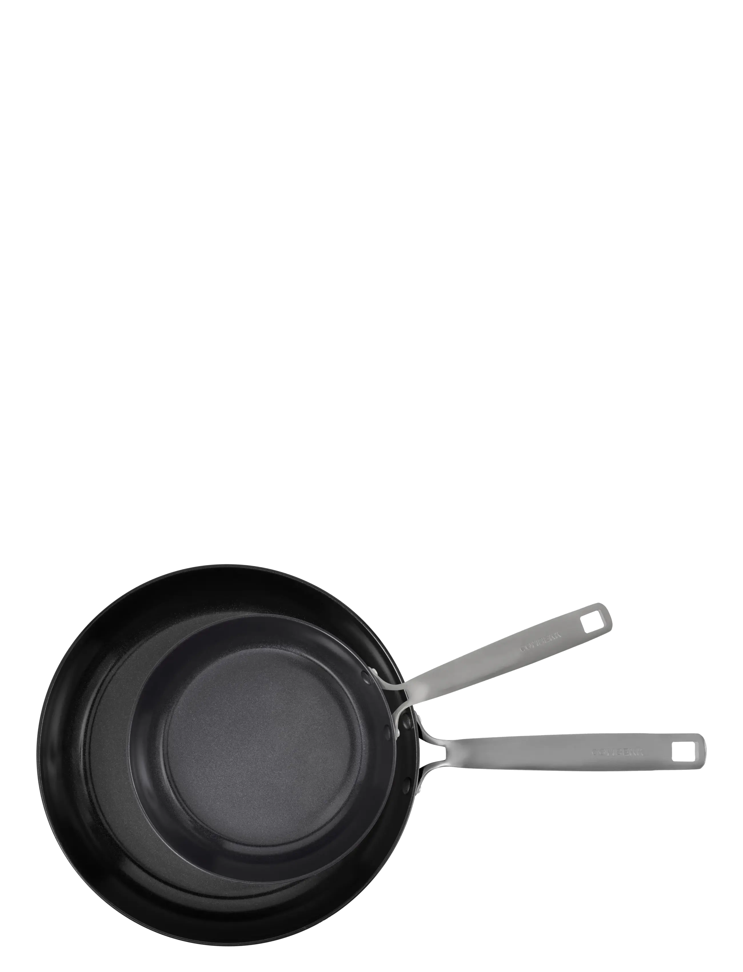 Combekk - Fry Pan 2pcs set 20&28cm BLACK - Element Expert - stekpannor - black - 4
