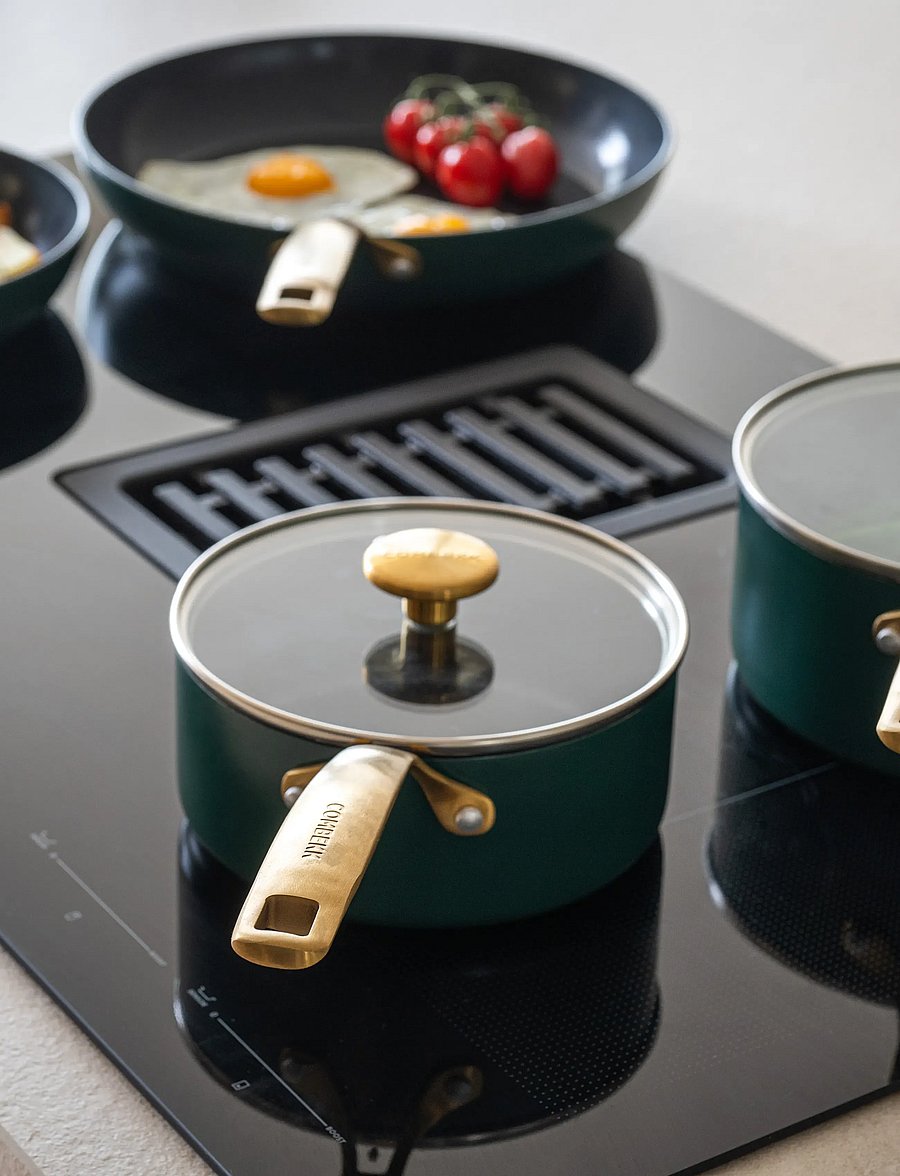 Combekk - Fry Pan 2pcs set 20&28cm HOLLY GREEN - Element Expert - green - 0