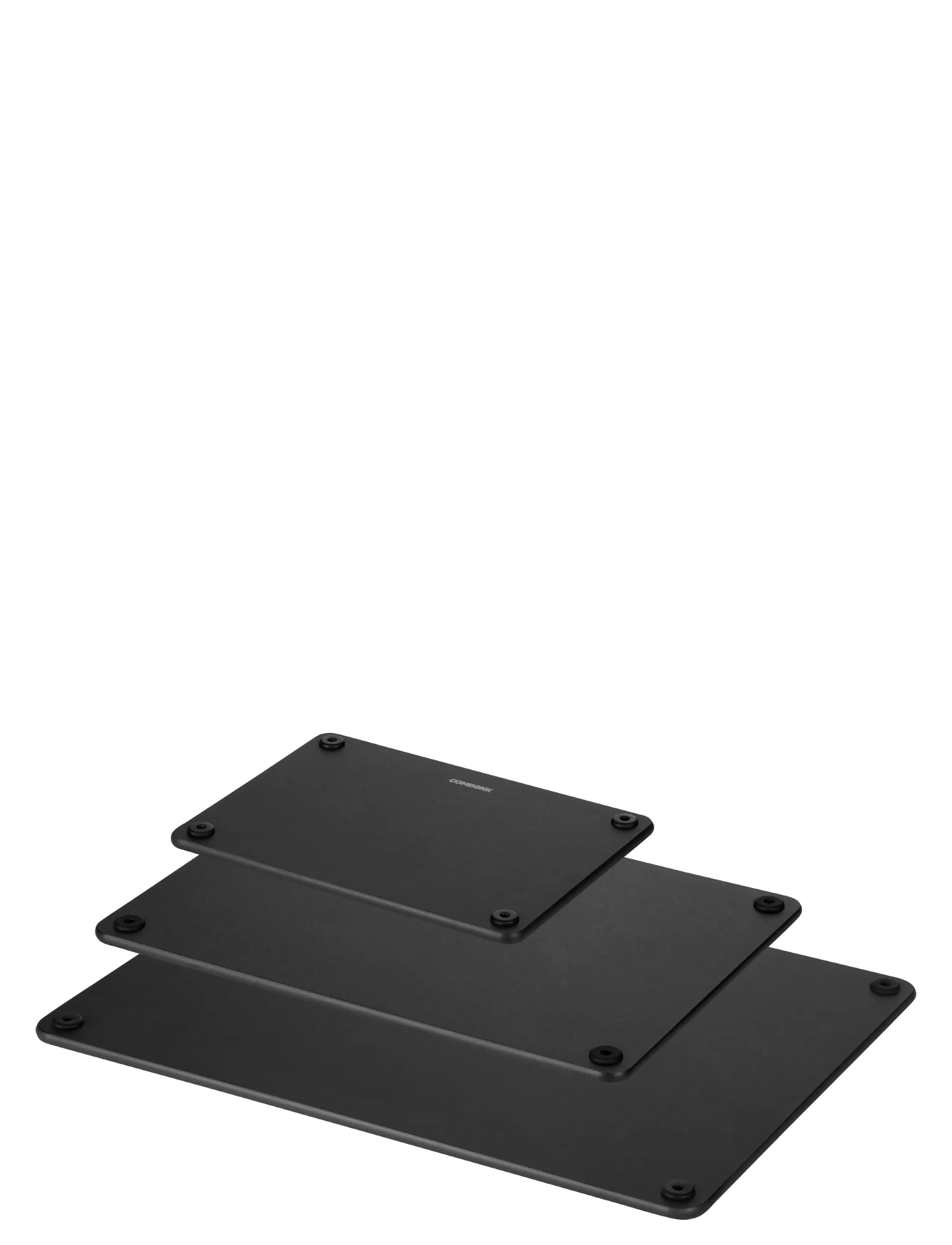 Combekk Cutting board Set of 3 black - Combekk - BLACK / black