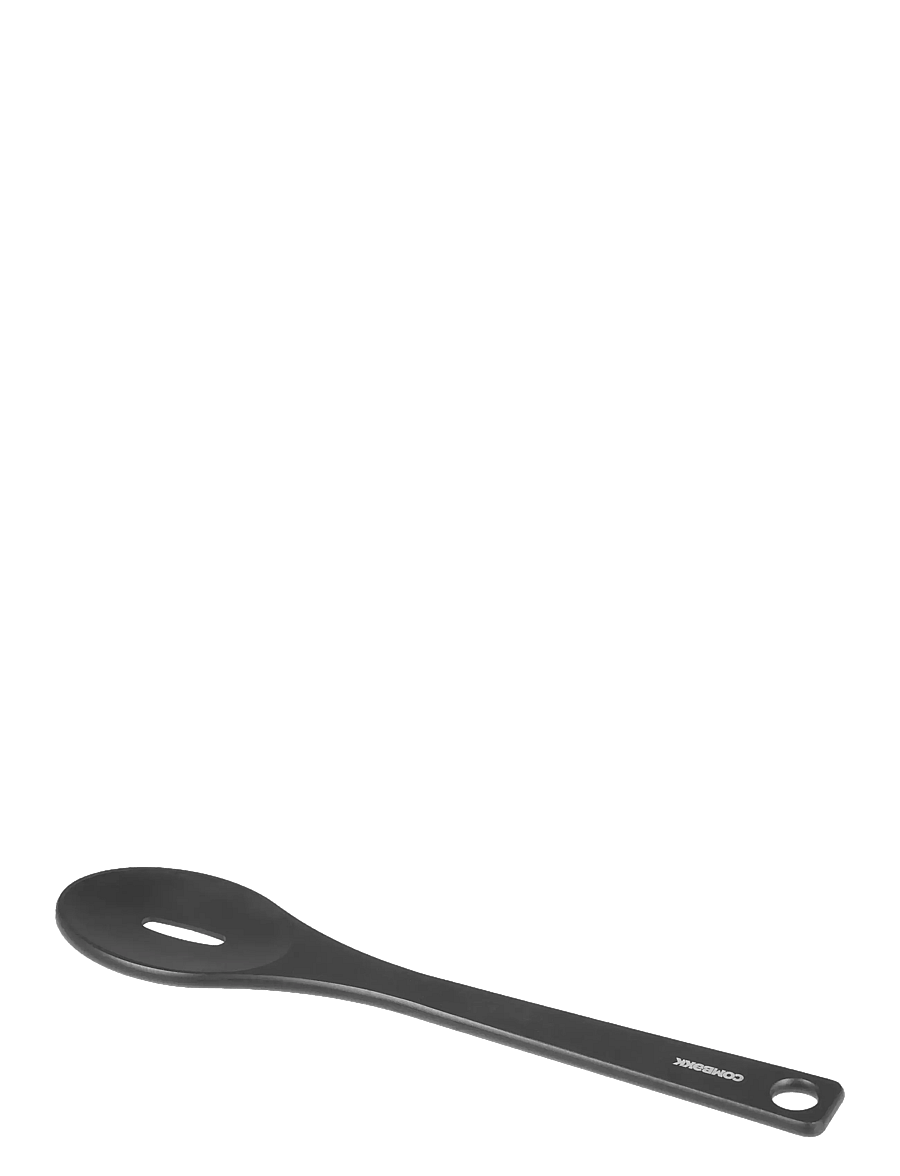 Combekk - Utensil hole spoon eco-friendly wood fibre black - cuillères et louches - black - 1