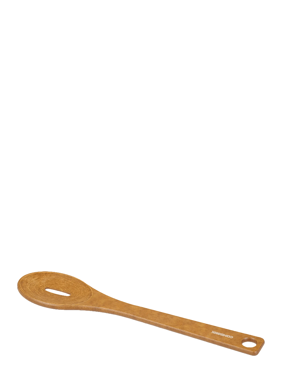 Combekk - Utensil hole spoon eco-friendly wood fibre brown - lusikad, kulbid ja pannilusikad - brown - 0