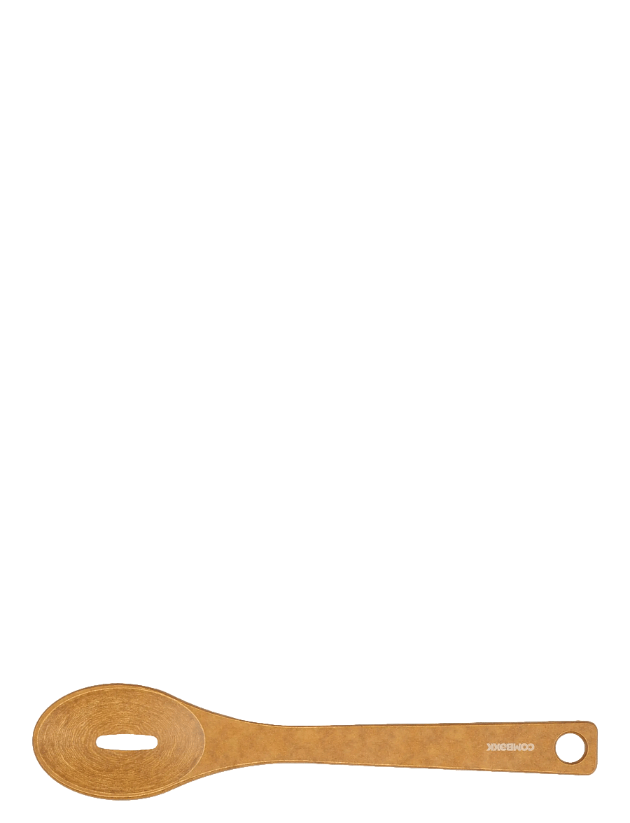 Combekk - Utensil hole spoon eco-friendly wood fibre brown - lusikad, kulbid ja pannilusikad - brown - 1