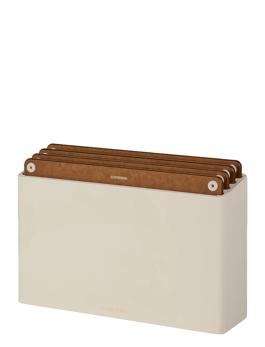 Combekk - Cutting Board Station 4 pcs Sand/Brown - brown - 0