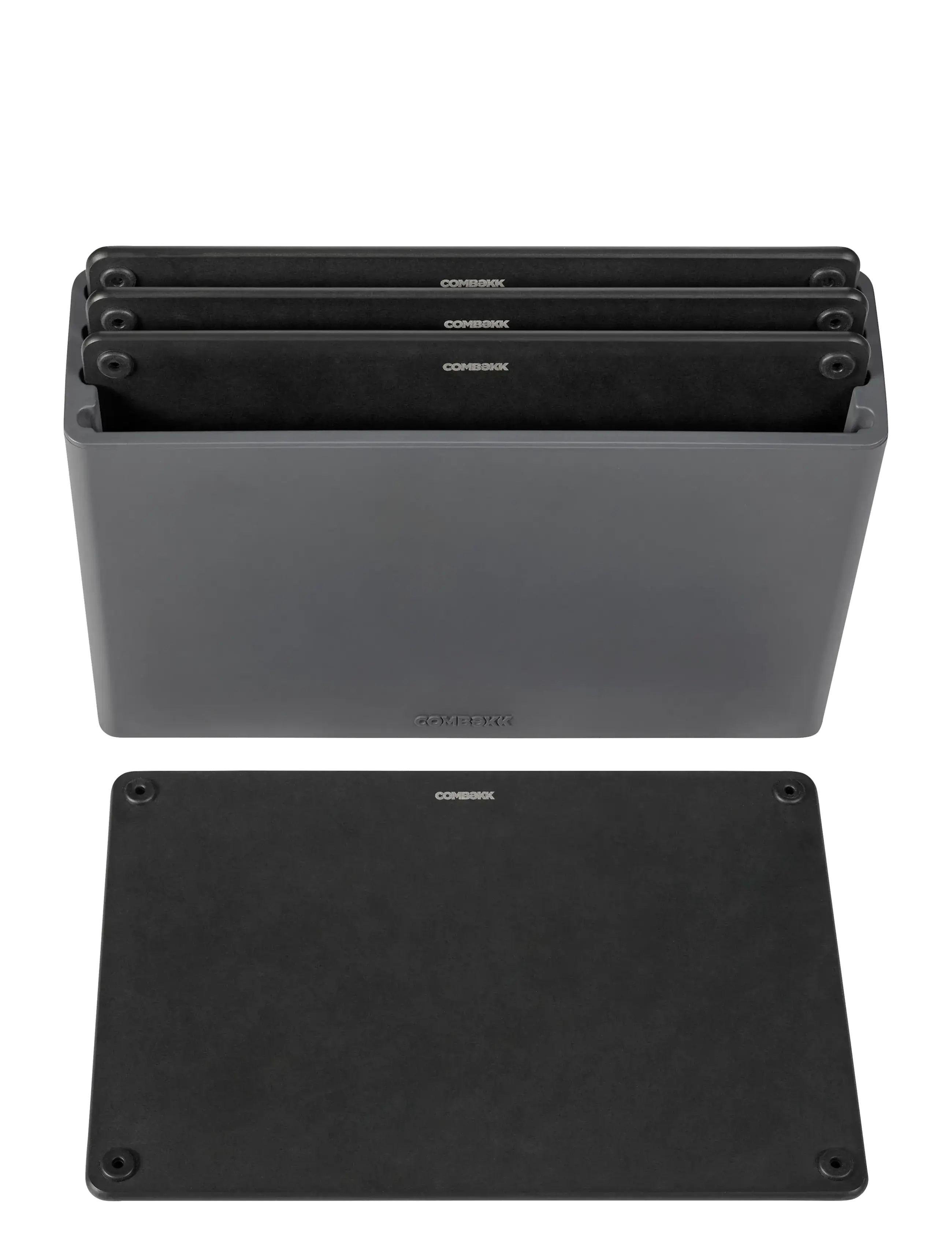 Combekk - Cutting Board Station 4 pcs Black/Black - schneidebretter - black - 2