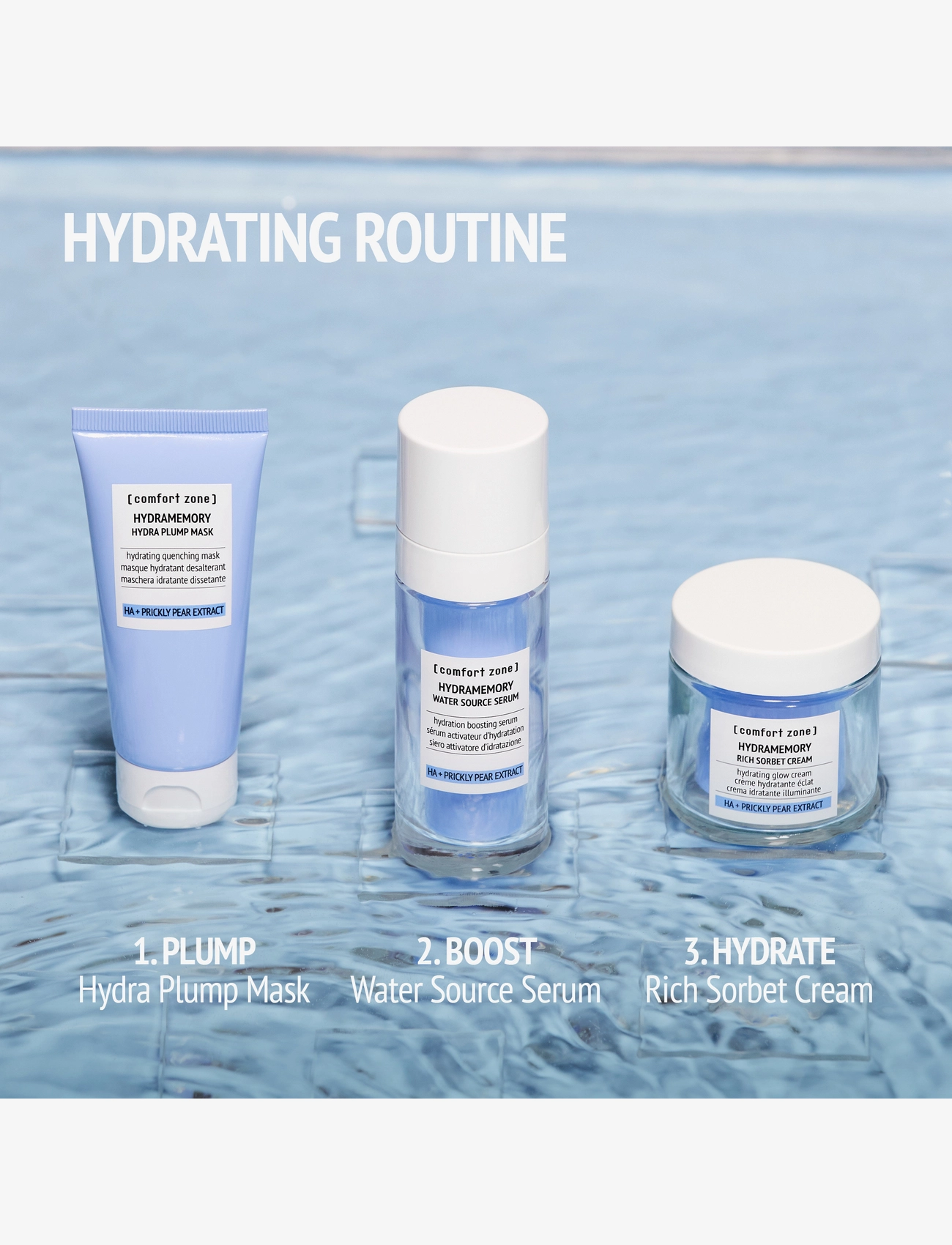 Comfort Zone - Hydramemory Hydra Plump Mask - Återfuktande masker - clear - 5