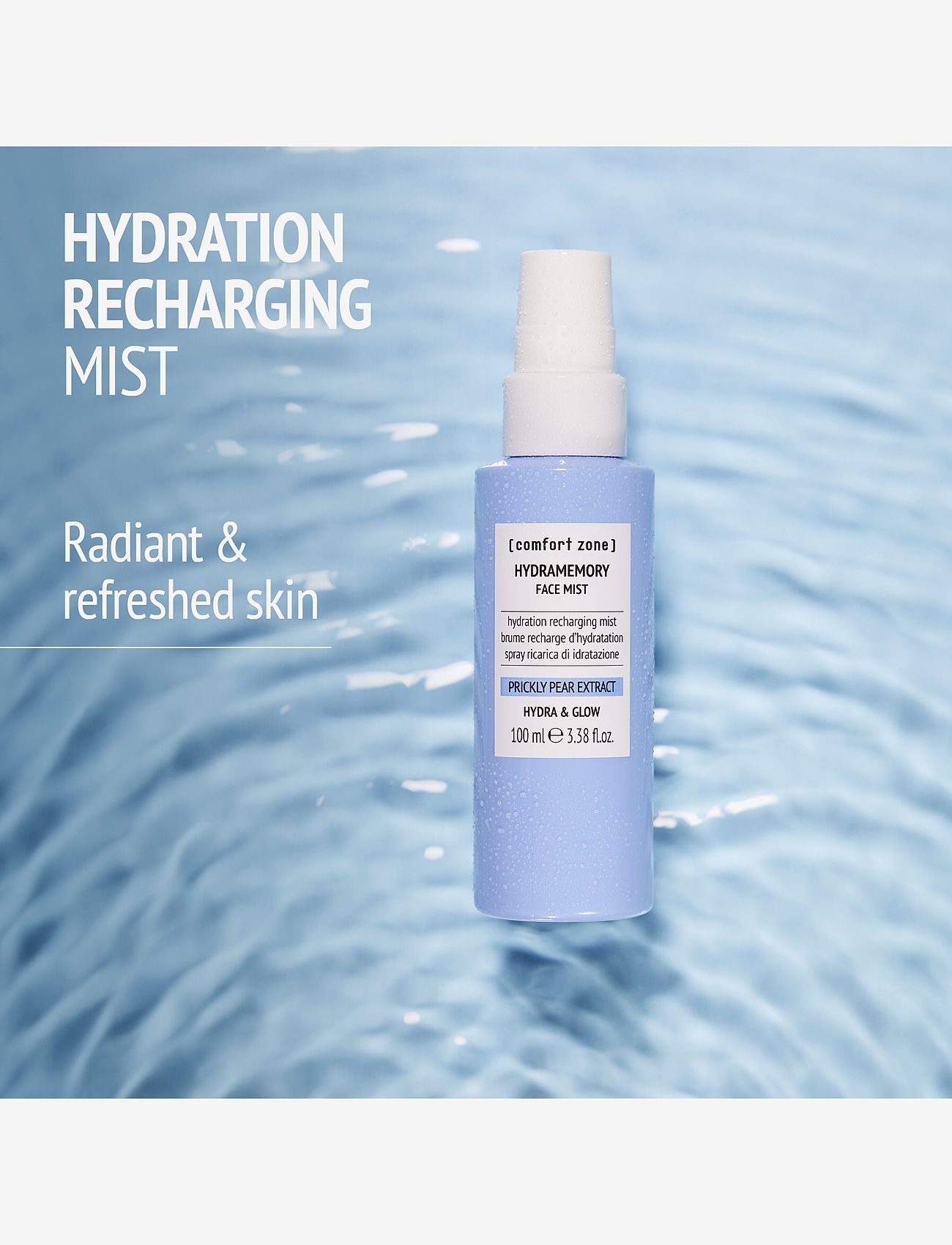 Comfort Zone - Hydramemory Face Mist - izsmidzināms līdzeklis sejai - clear - 1