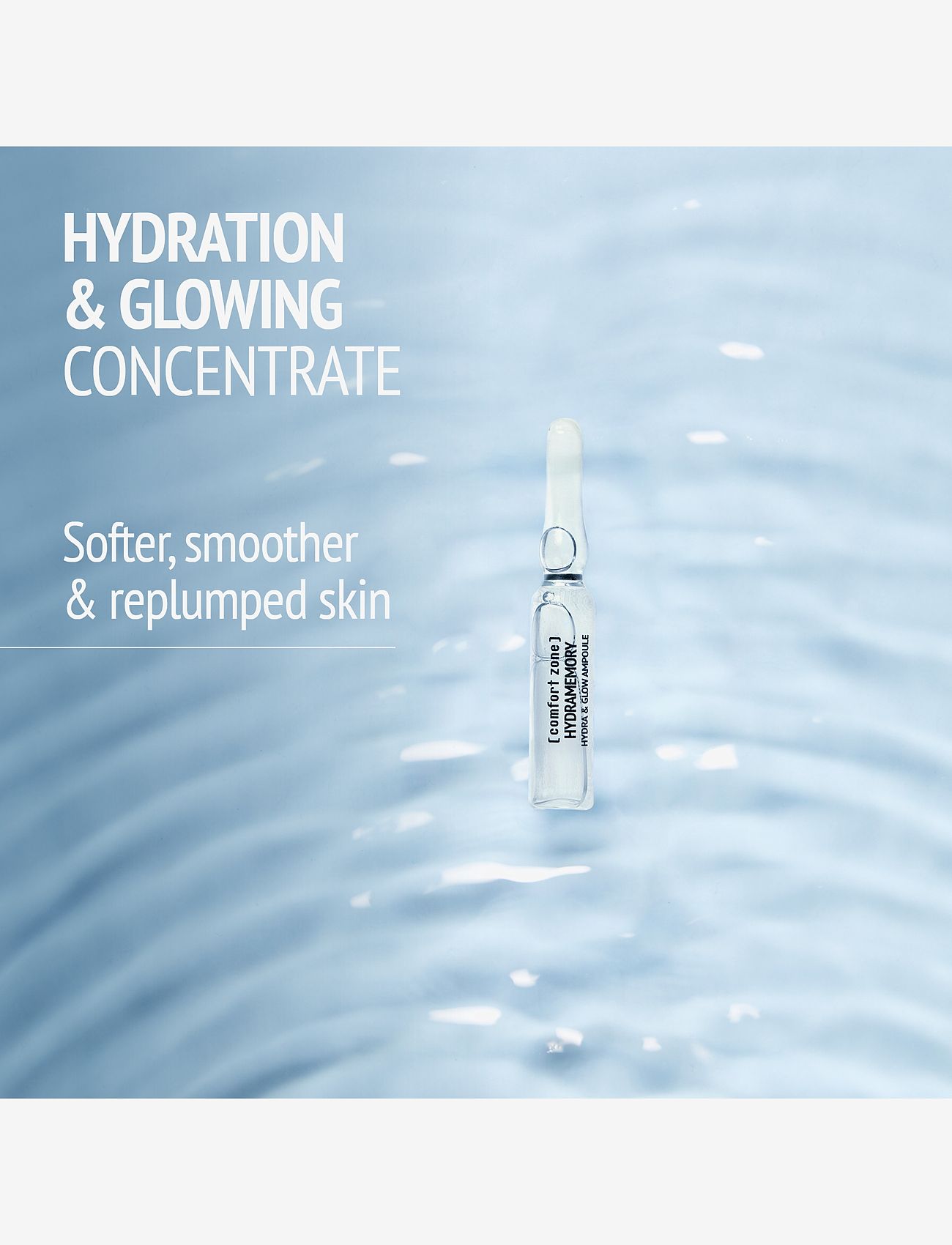 Comfort Zone - Hydramemory Hydra & Glow Face ampoule - seerumid - clear - 1