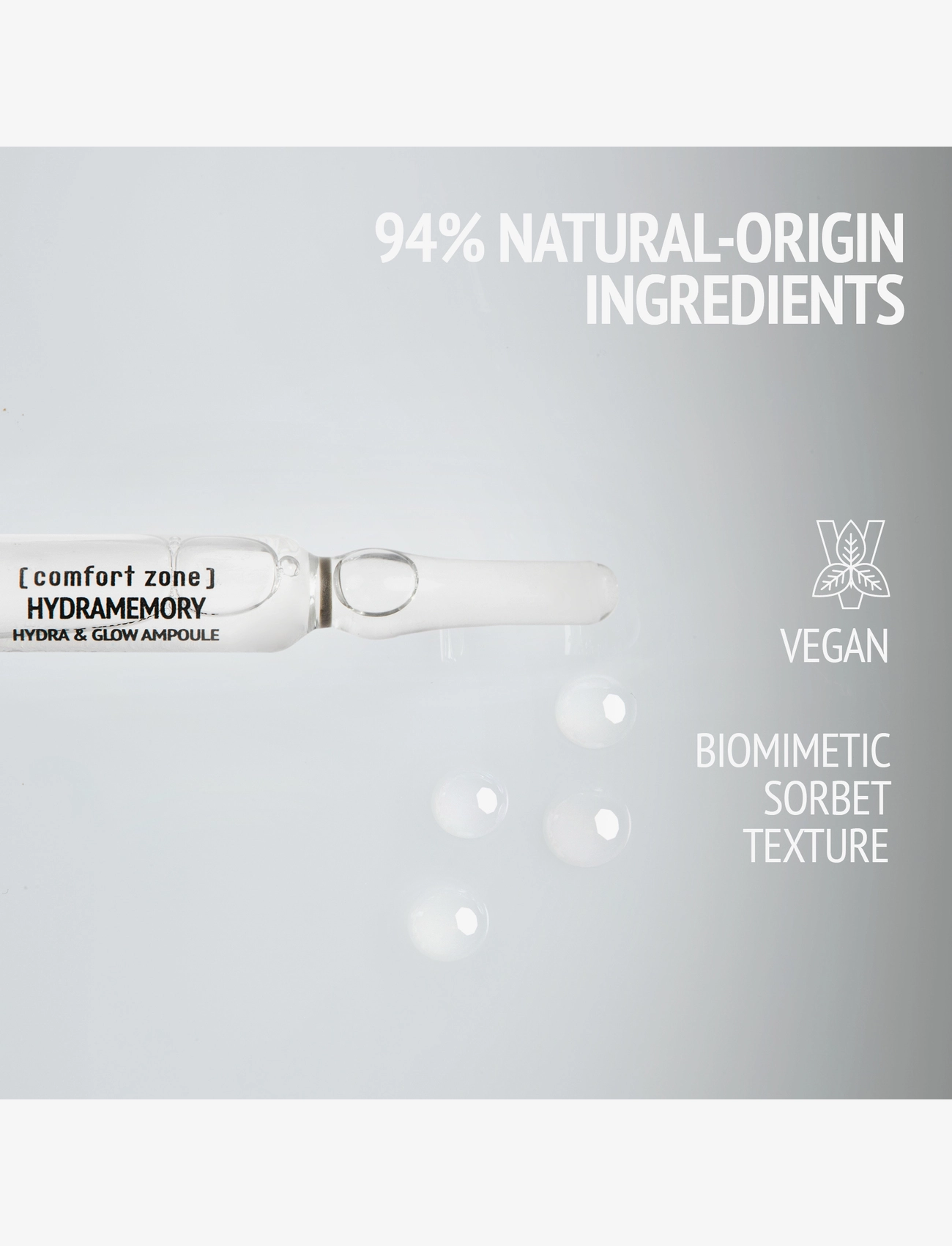 Comfort Zone - Hydramemory Hydra & Glow Face ampoule - serum - clear - 4