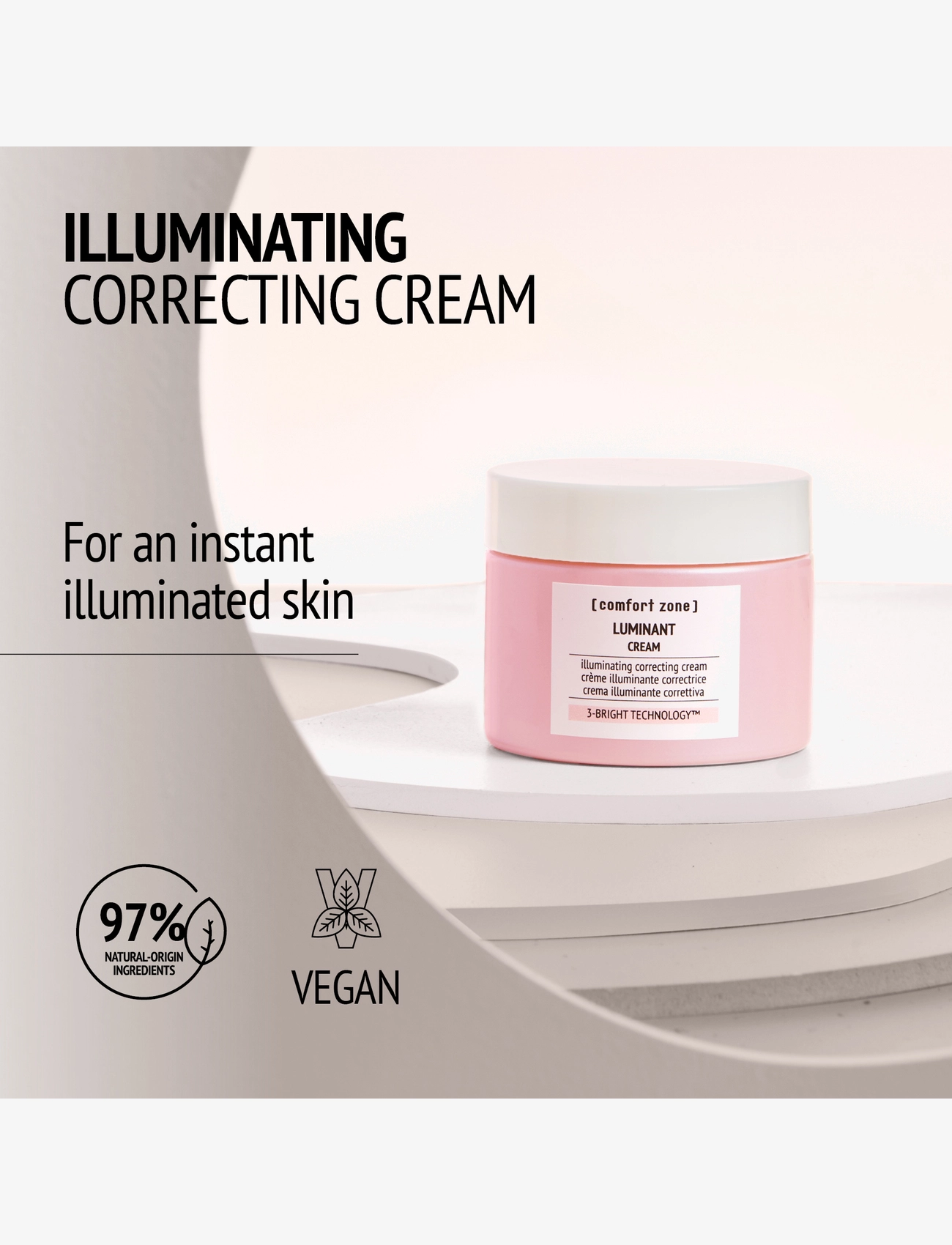 Comfort Zone - Luminant Illuminating Correcting Cream - niisutajad - clear - 1