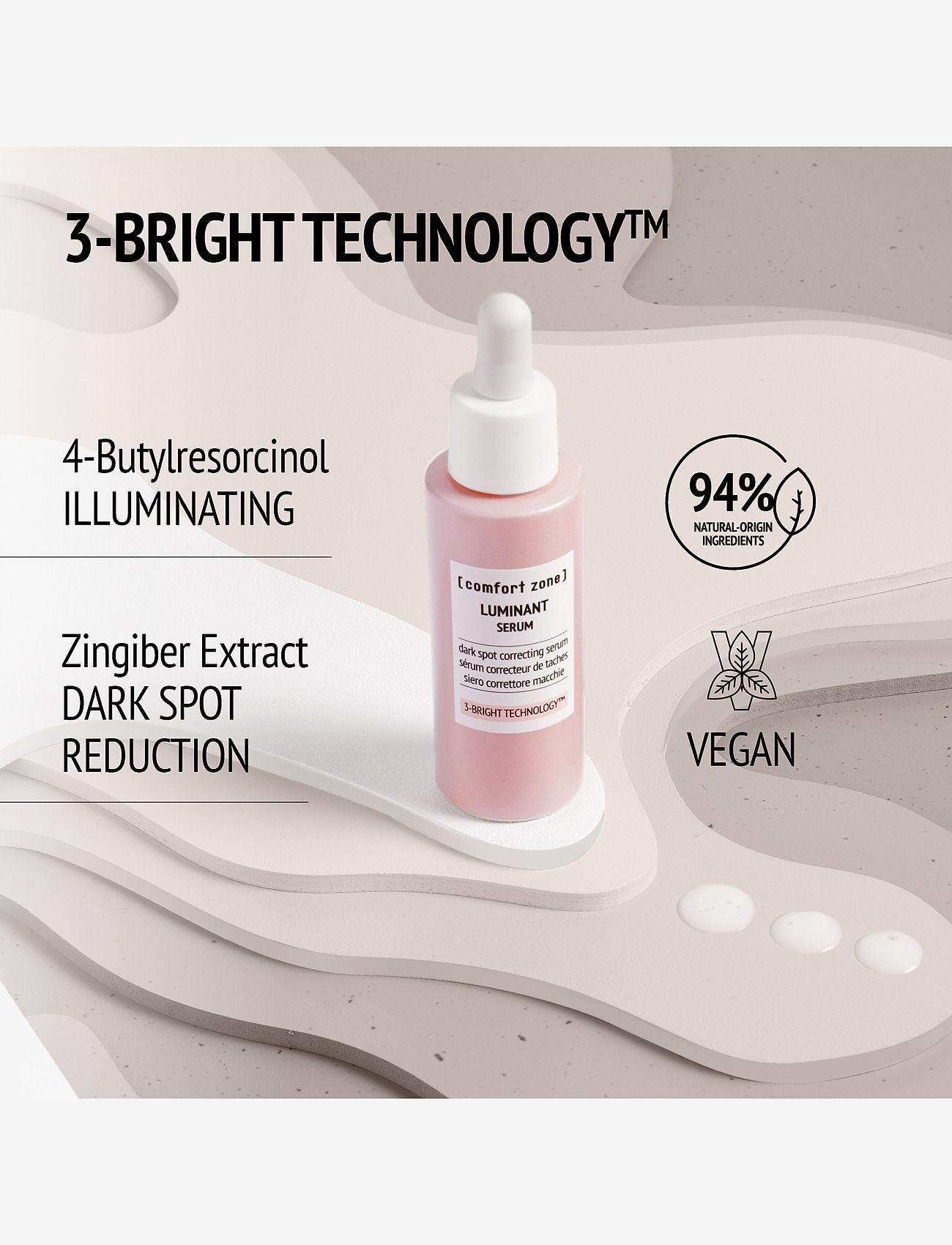 Comfort Zone - Luminant Dark Spot Correcting Serum - serum - clear - 4