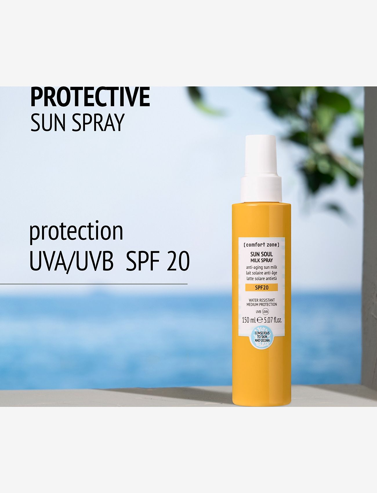 Comfort Zone - Sun Soul Milk Spray SPF20 - kehale - clear - 1
