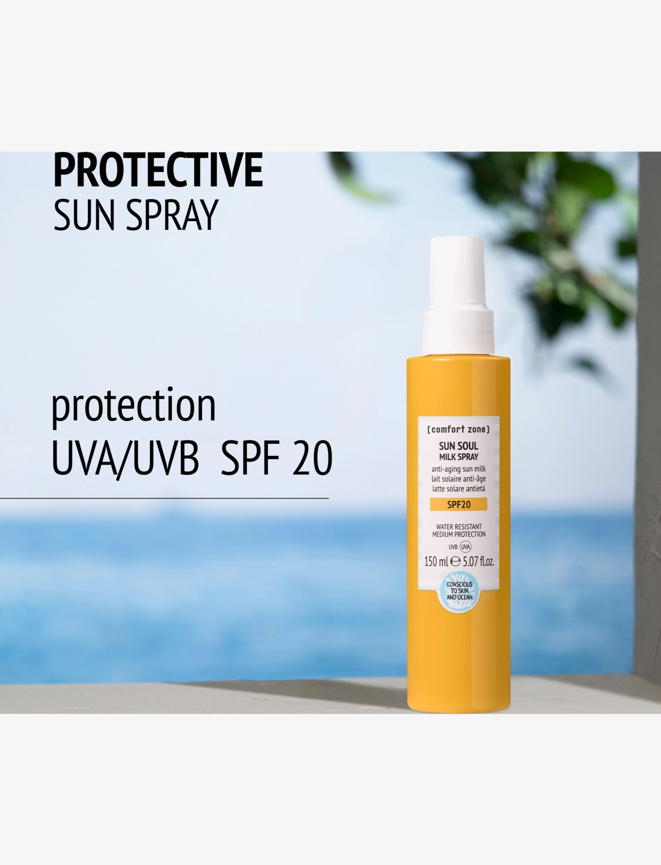 Comfort Zone - Sun Soul Milk Spray SPF20 - kehale - clear - 1