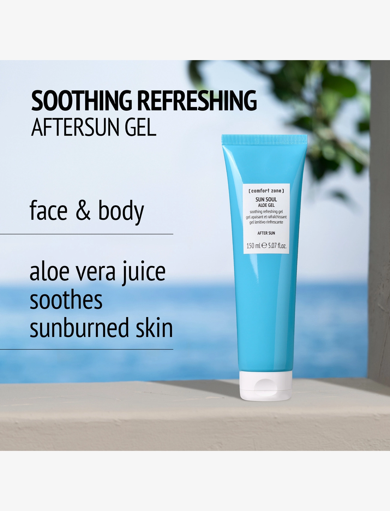 Comfort Zone - Sun Soul Aloe Gel - keha - clear - 1