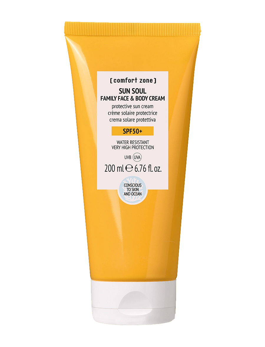 Comfort Zone - Sun Soul Family Face & Body Cream SPF50+ - solskydd - clear - 0