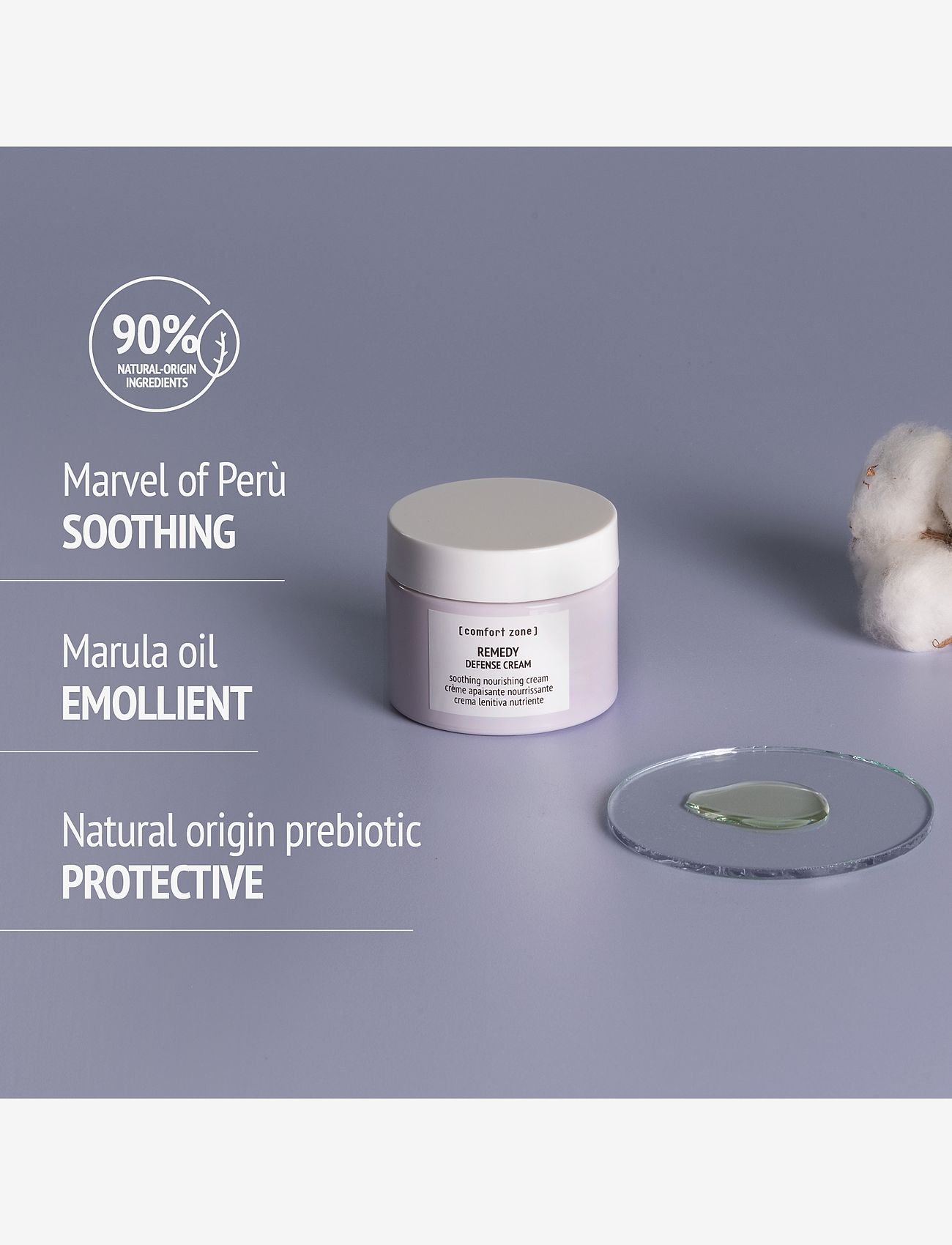 Comfort Zone - Remedy Defense Cream - dagkräm - clear - 3