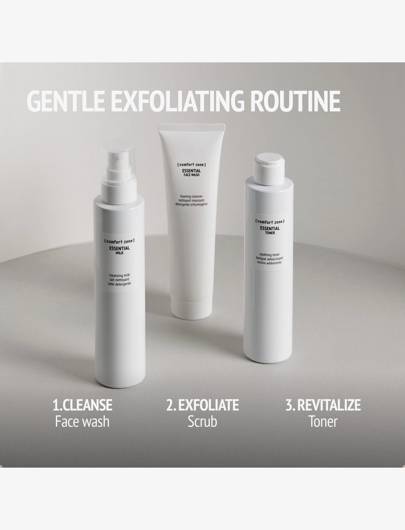 Comfort Zone - Essential Face Wash - sejas mazgāšanas līdzekļi - clear - 3