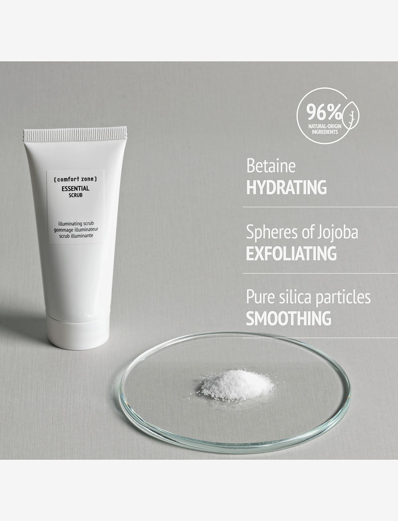Comfort Zone - Essential Scrub - skrubb & exfoliators - kropp  - clear - 3