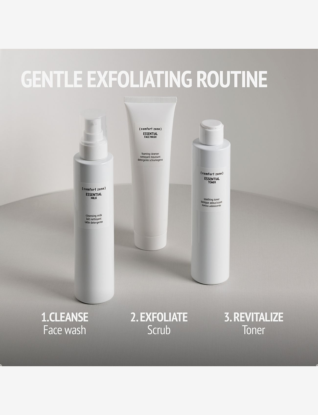 Comfort Zone - Essential Scrub - skrubb & exfoliators - kropp  - clear - 4