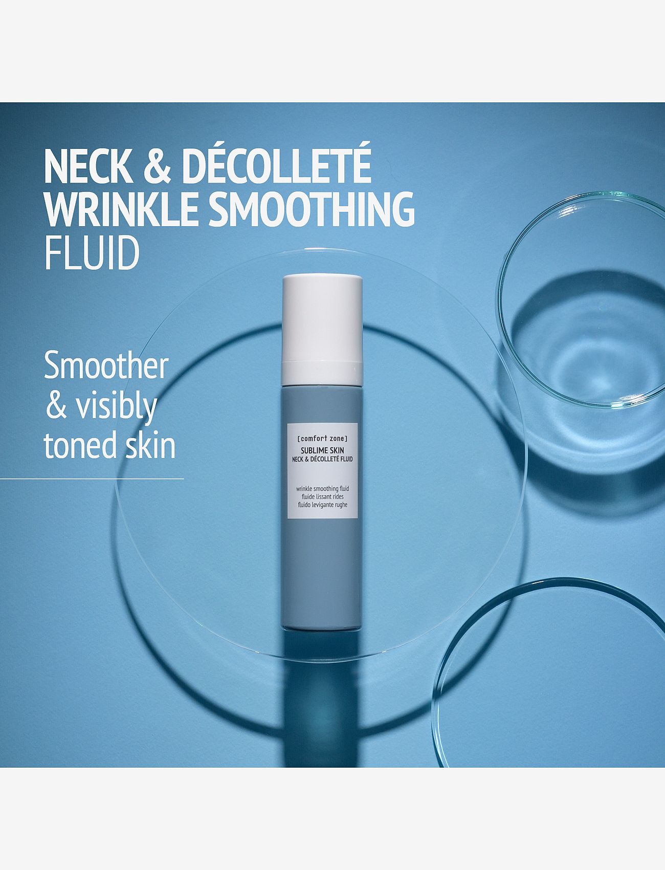 Comfort Zone - Sublime Skin Neck & Décolleté Fluid - fuktkrämer - clear - 1