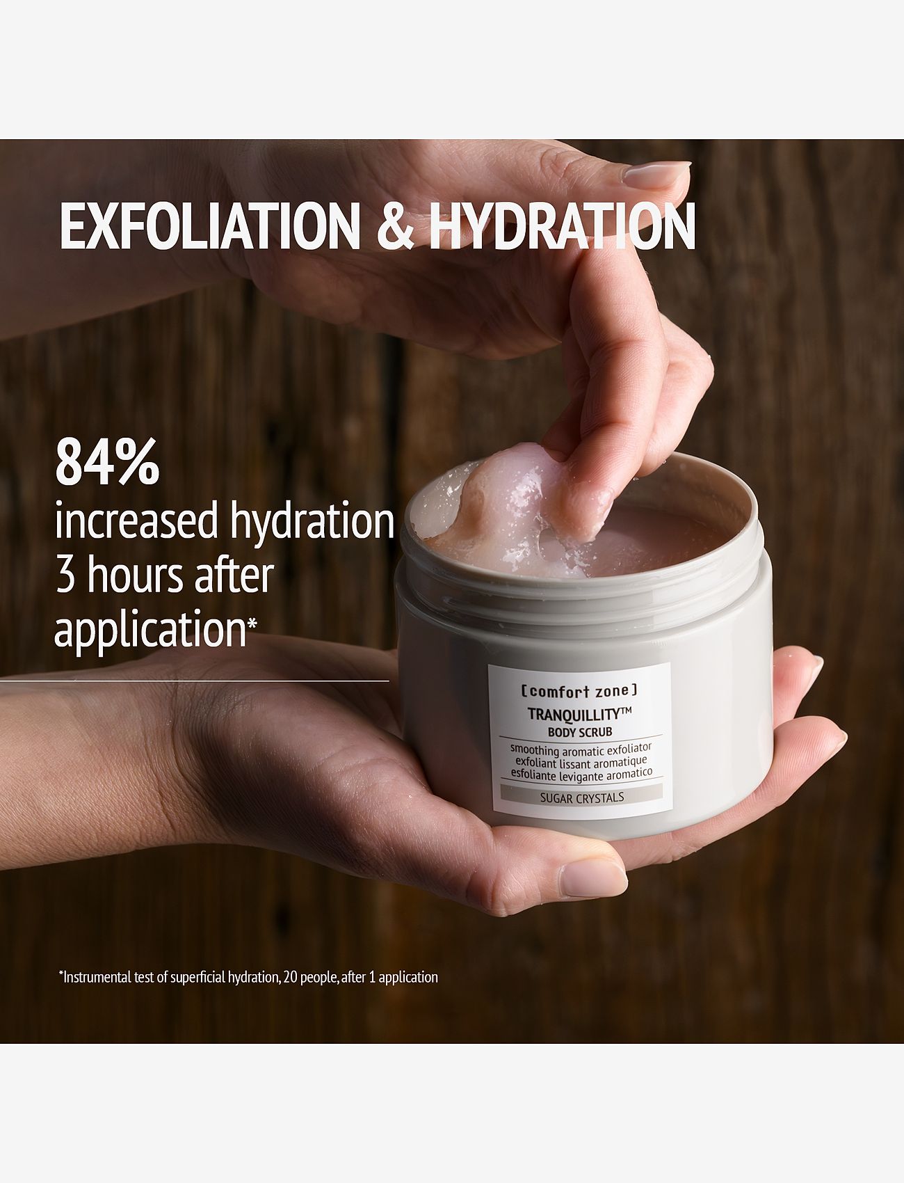 Comfort Zone - Tranquillity Body Scrub - skrubb & exfoliators - kropp  - clear - 2