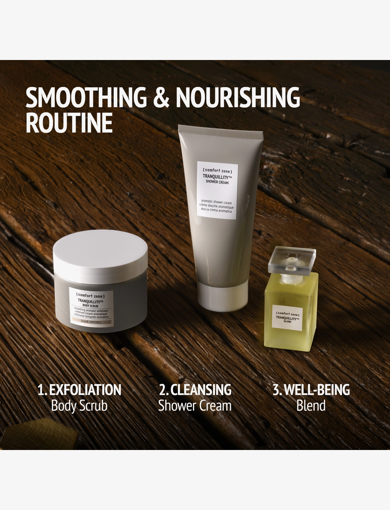 Comfort Zone - Tranquillity Shower Cream - duschgel & duscholjor  - clear - 1