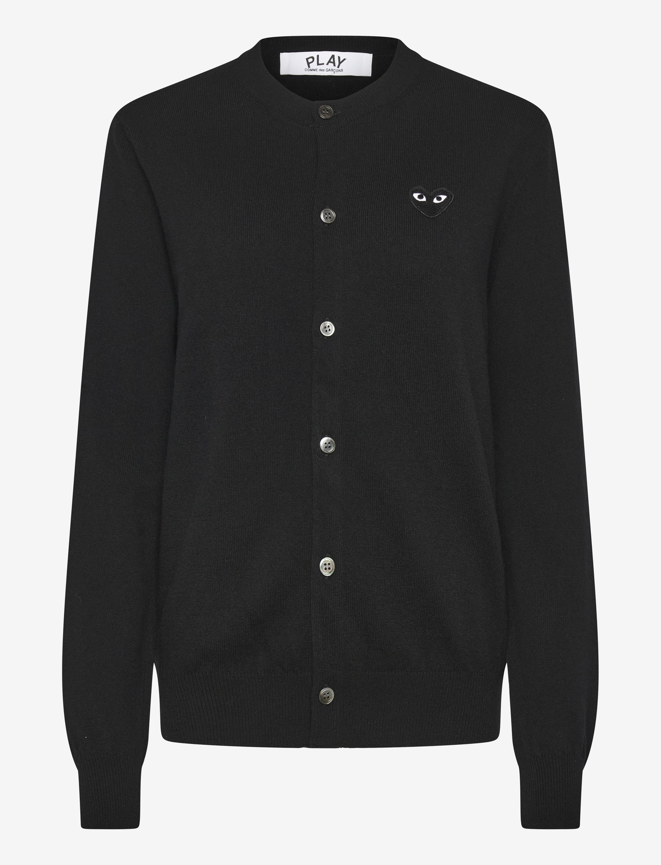 Comme des Garçons - Black Heart Cardigan - cardigans - black - 0