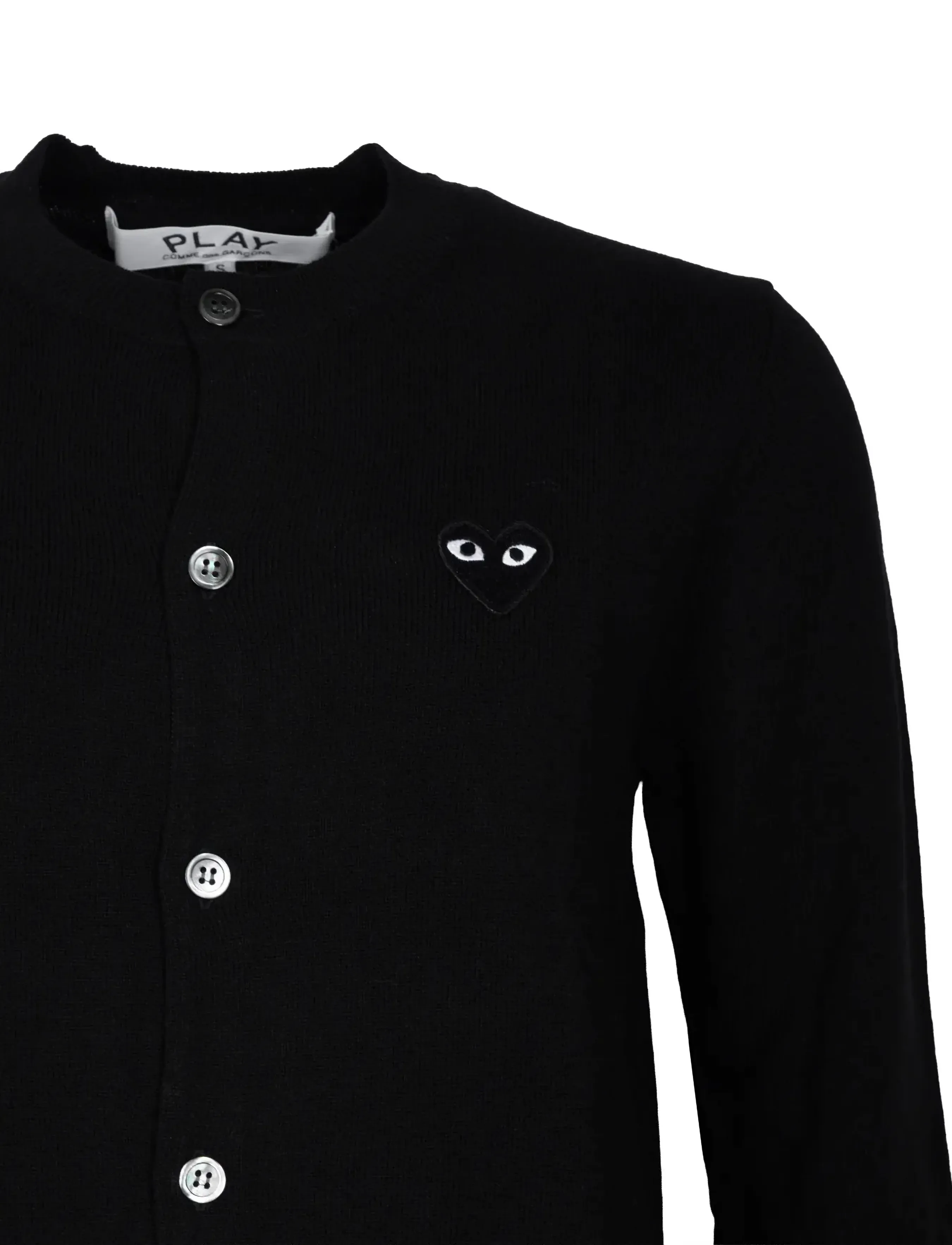 Comme des Garçons - Black Heart Cardigan - cardigans - black - 2