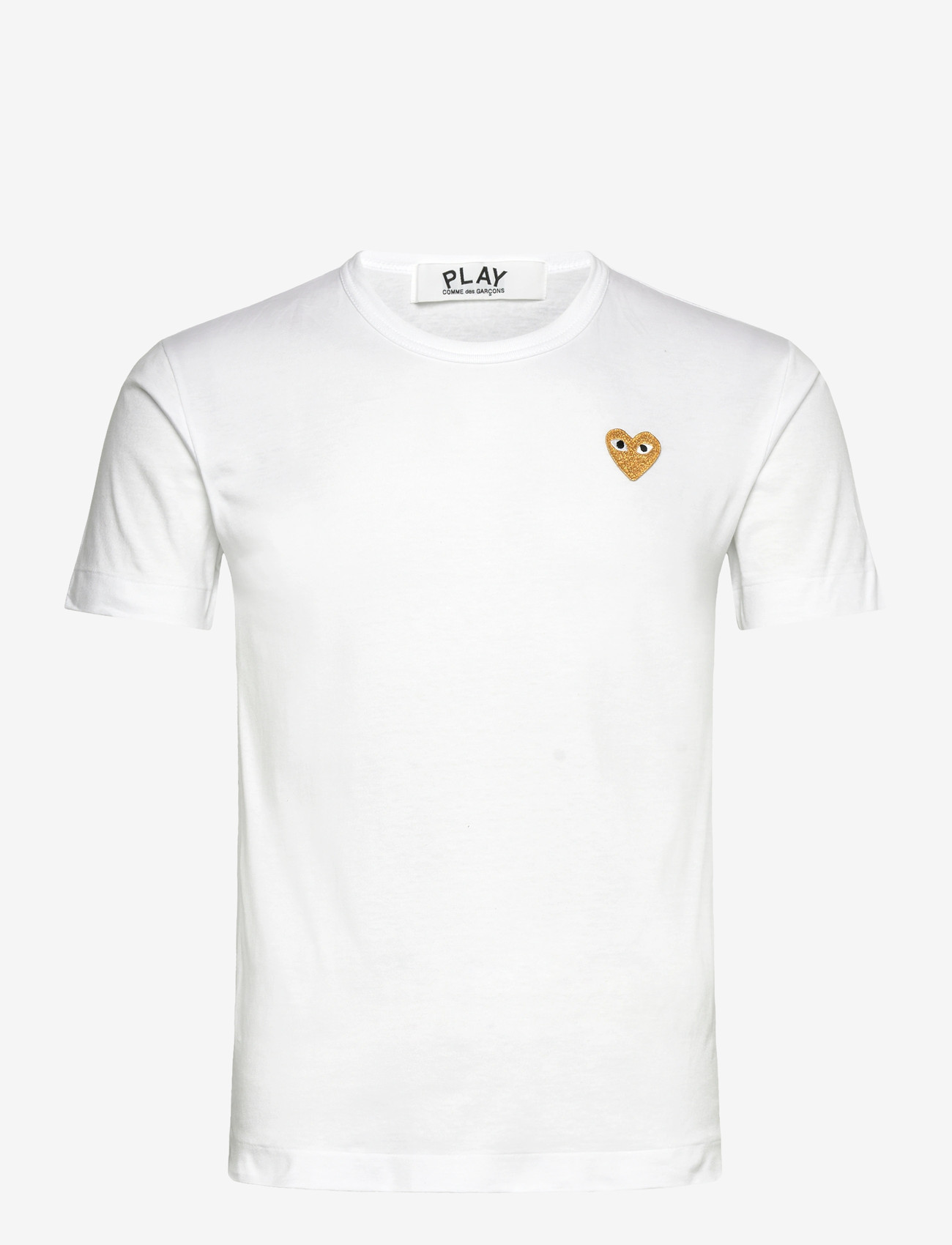 Comme des Garçons - White Heart T-Shirt - kurzärmelig - white - 0