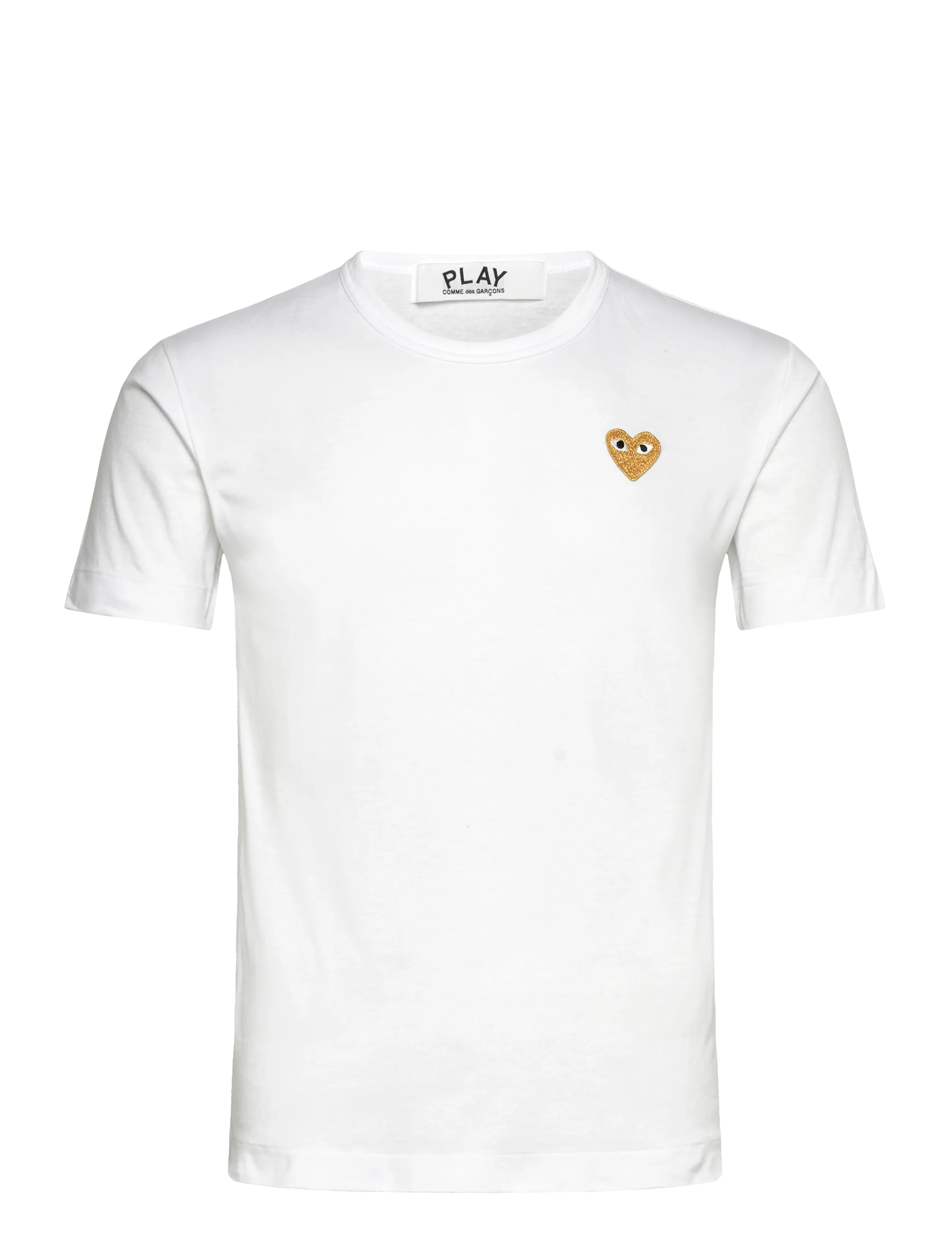 Comme des Garçons White Heart T-Shirt - Kleidung - WHITE / white