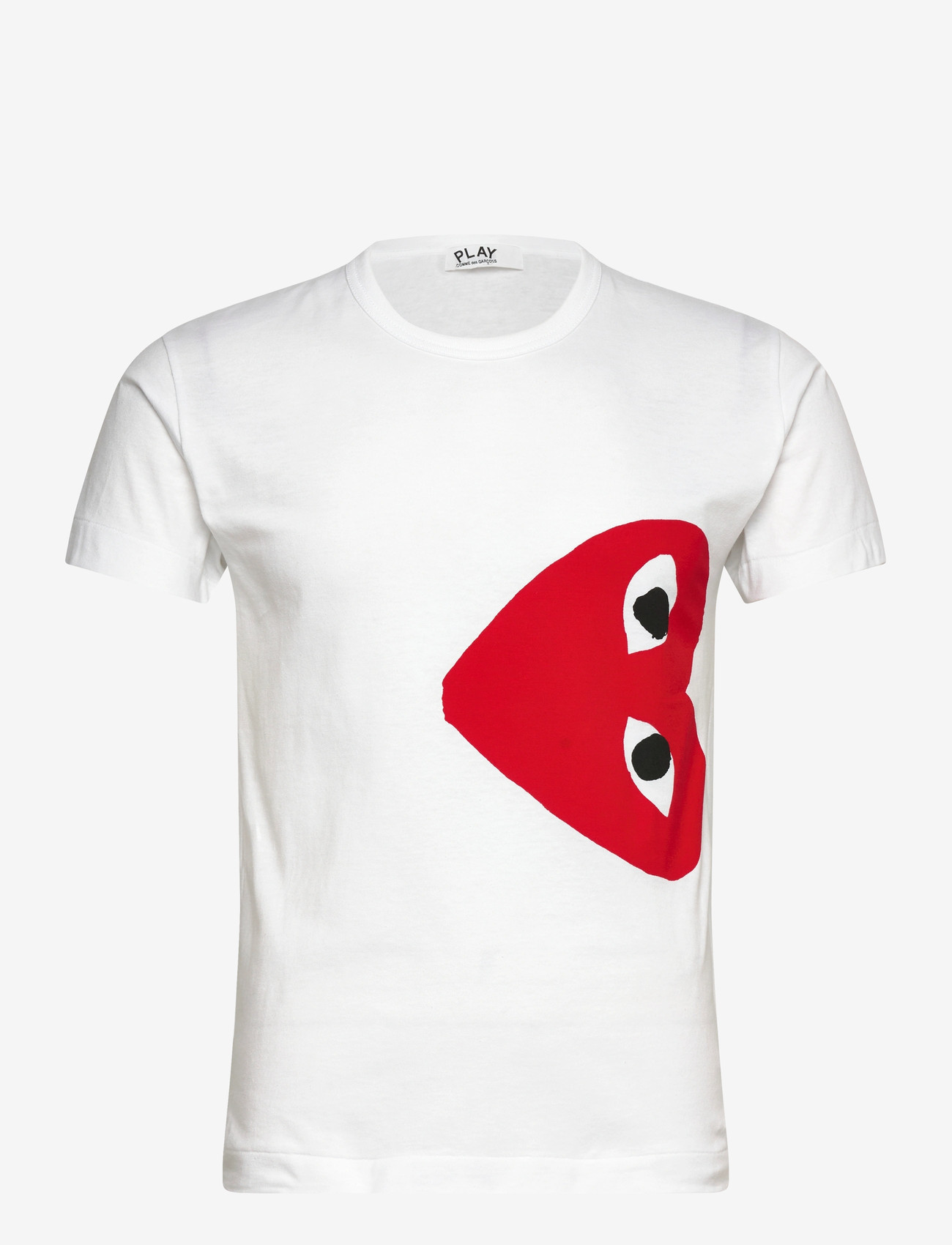 Comme des Garçons - White Heart T-Shirt - kortærmede t-shirts - white - 0