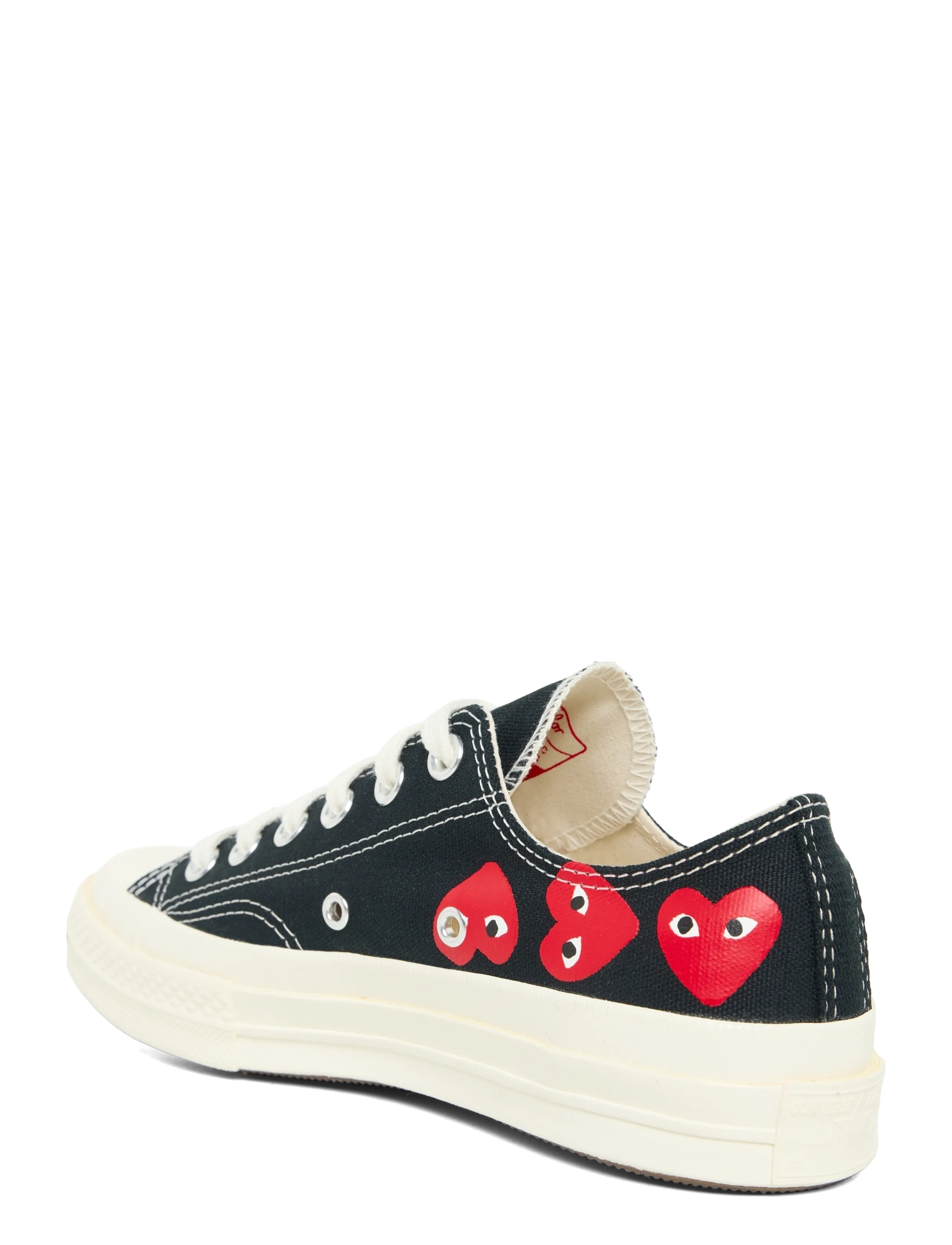 Comme des Garçons - Play Multi Heart Low Sneakers - konfirmation - black - 1